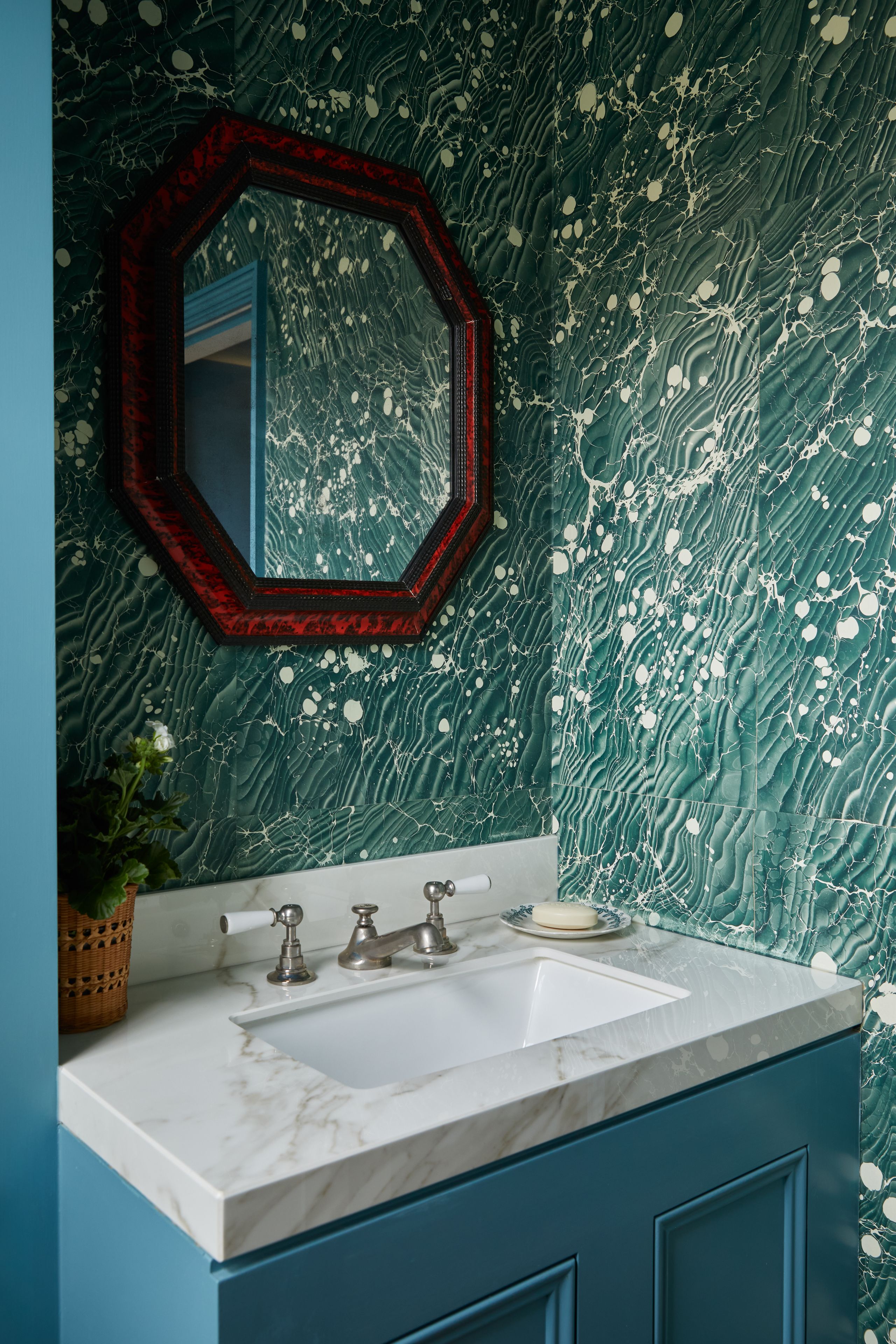 Image may contain: Sink, Basin, Sink Faucet, and Plate