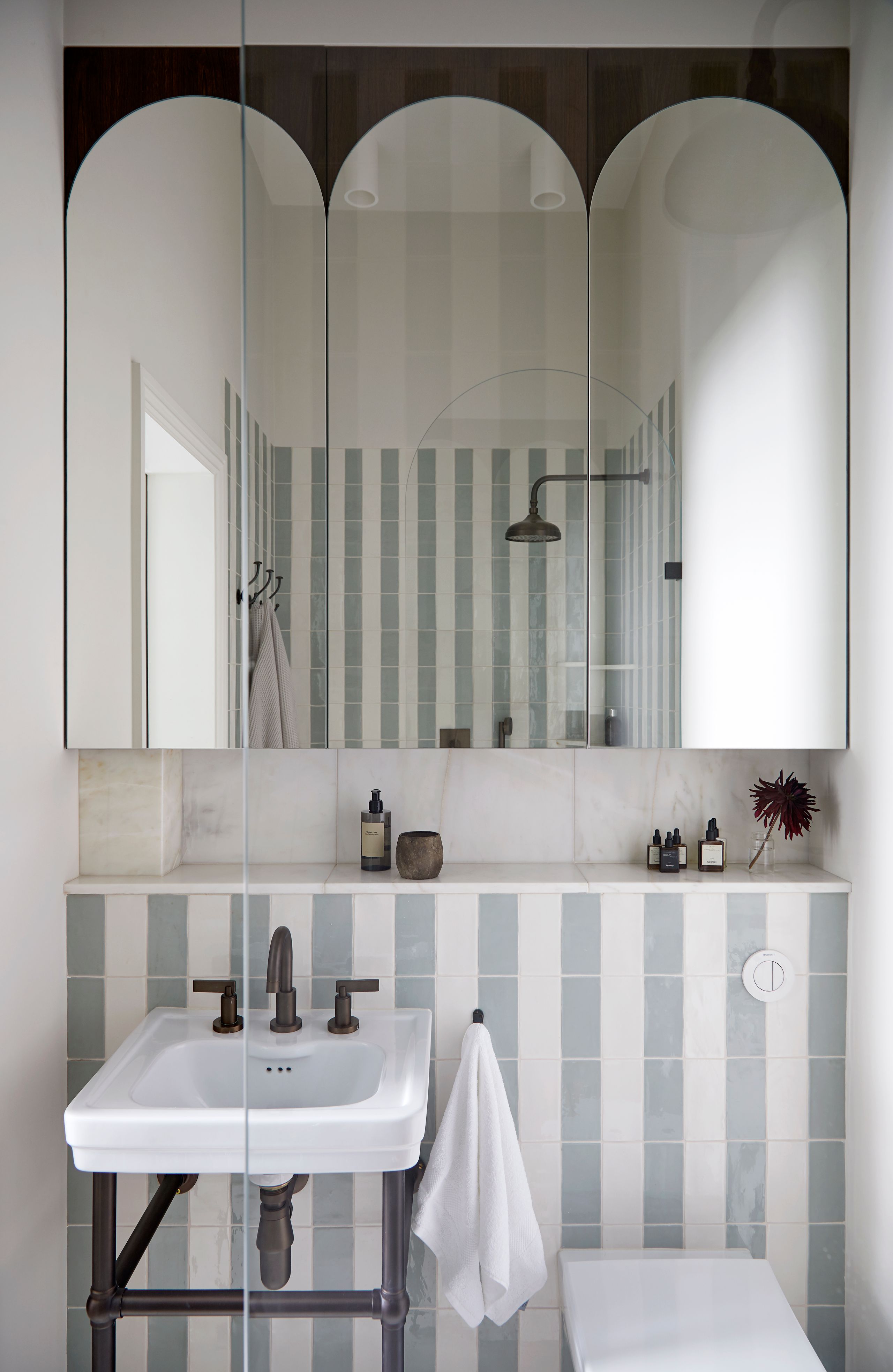 Image may contain: Sink, Sink Faucet, Indoors, and Interior Design