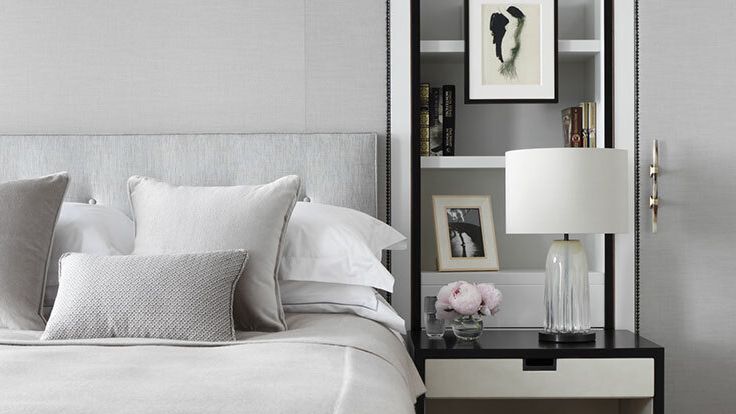 Image may contain: Cushion, Home Decor, Lamp, Pillow, Table Lamp, Cup, Bed, Furniture, Art, Painting, and Indoors