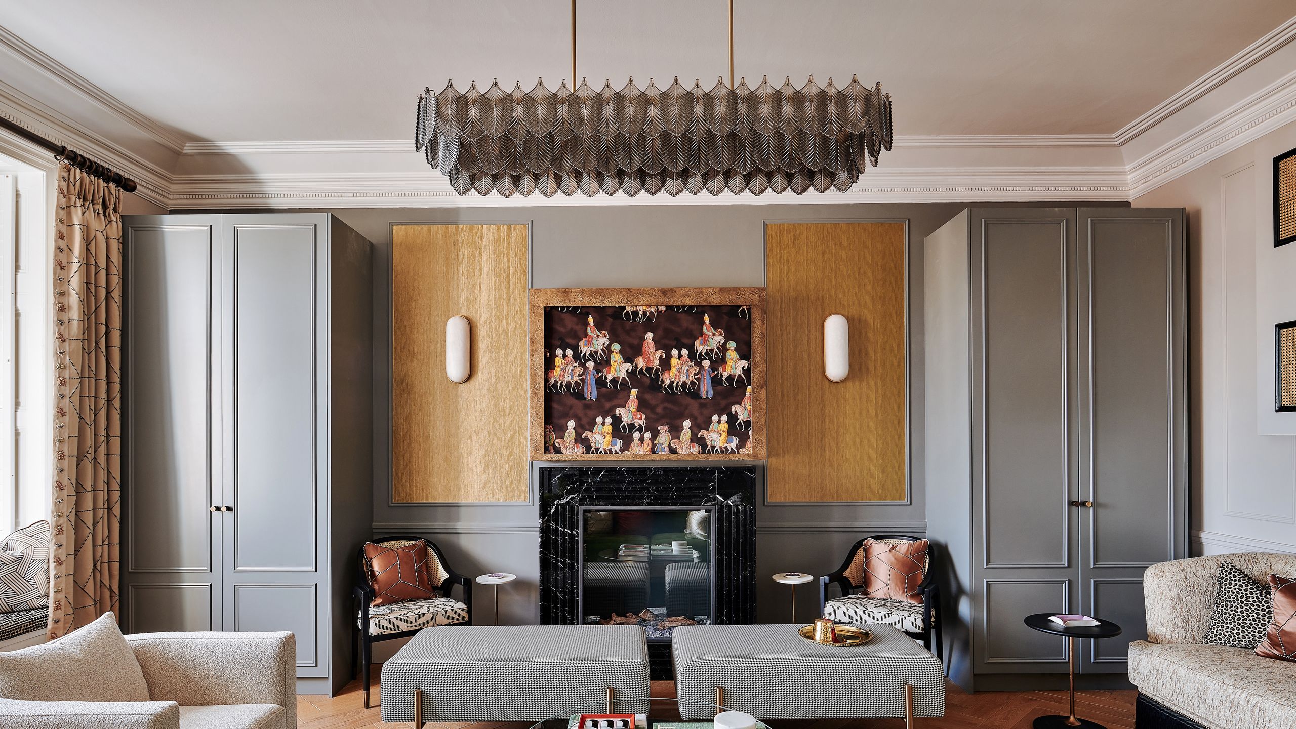 Image may contain: Home Decor, Architecture, Building, Furniture, Indoors, Living Room, Room, Interior Design, and Couch