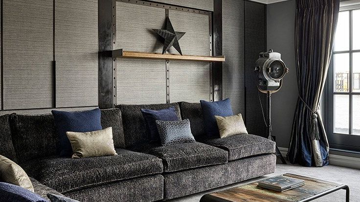 Image may contain: Couch, Furniture, Indoors, Interior Design, Home Decor, Table, Architecture, Building, and Living Room