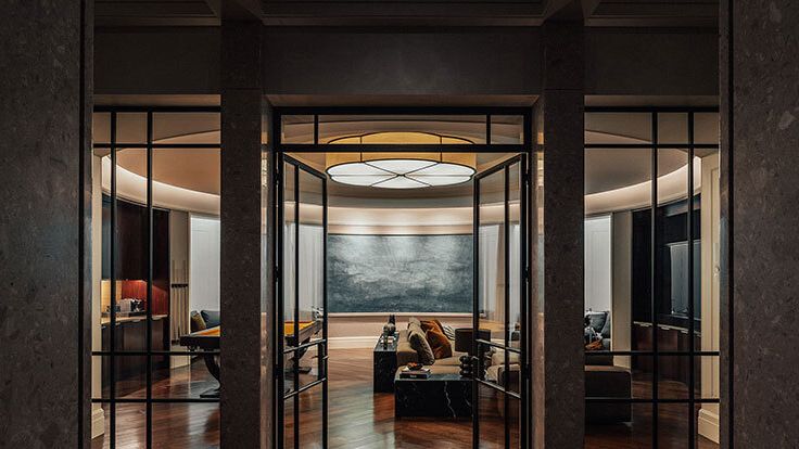 Image may contain: Door, Floor, Indoors, Interior Design, Window, Person, Car, Transportation, and Vehicle