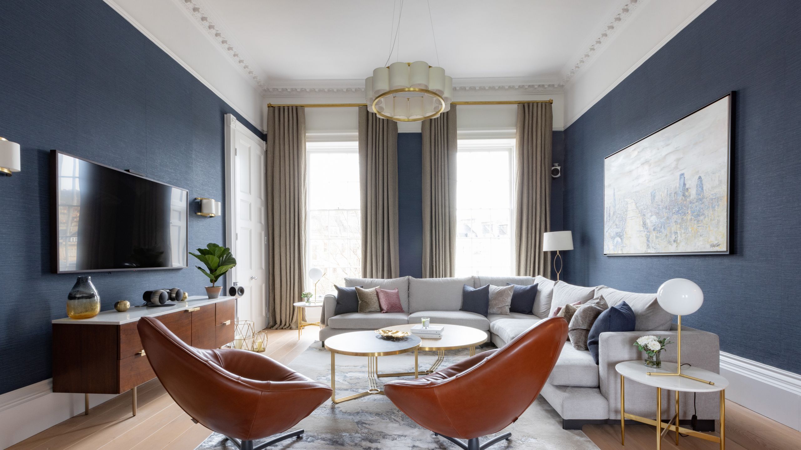 Image may contain: Home Decor, Lamp, Plant, Chair, Furniture, Architecture, Building, Dining Room, Dining Table, and Indoors