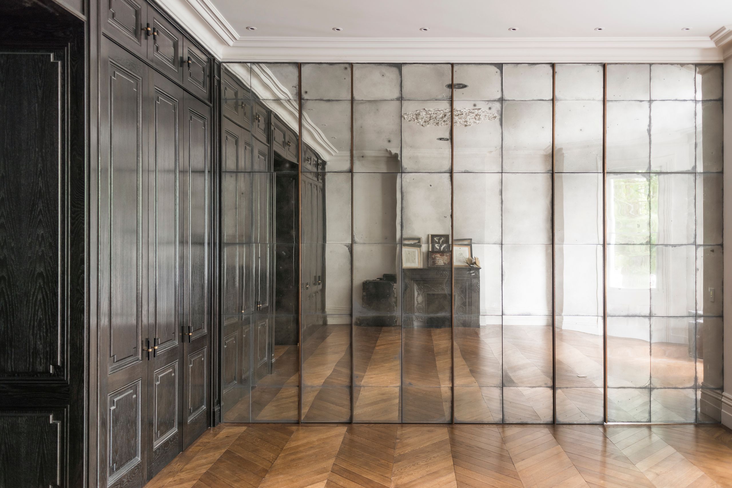 Image may contain: Indoors, Interior Design, Floor, Flooring, and Door