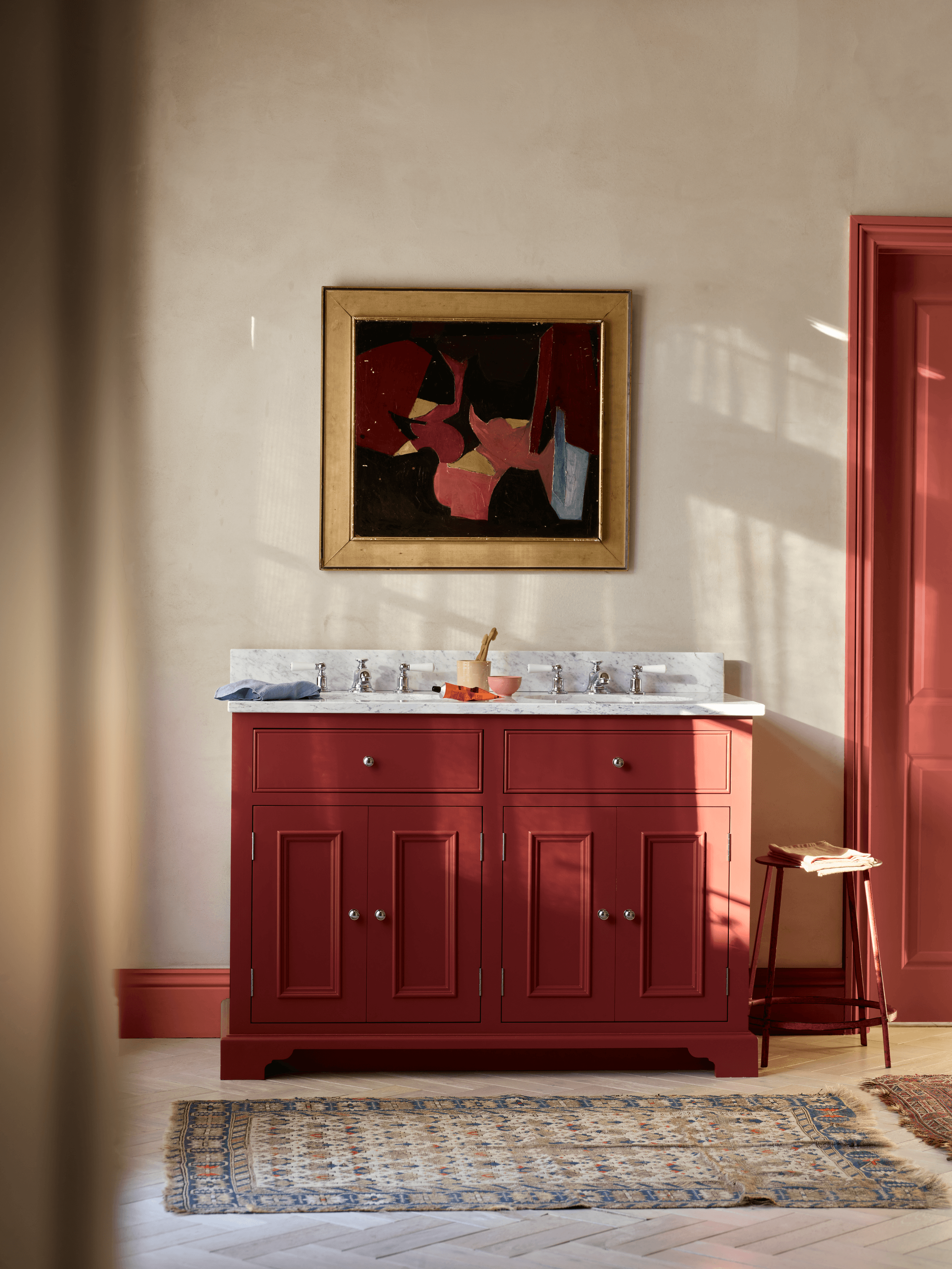 Image may contain: Indoors, Interior Design, Home Decor, Floor, Flooring, and Furniture