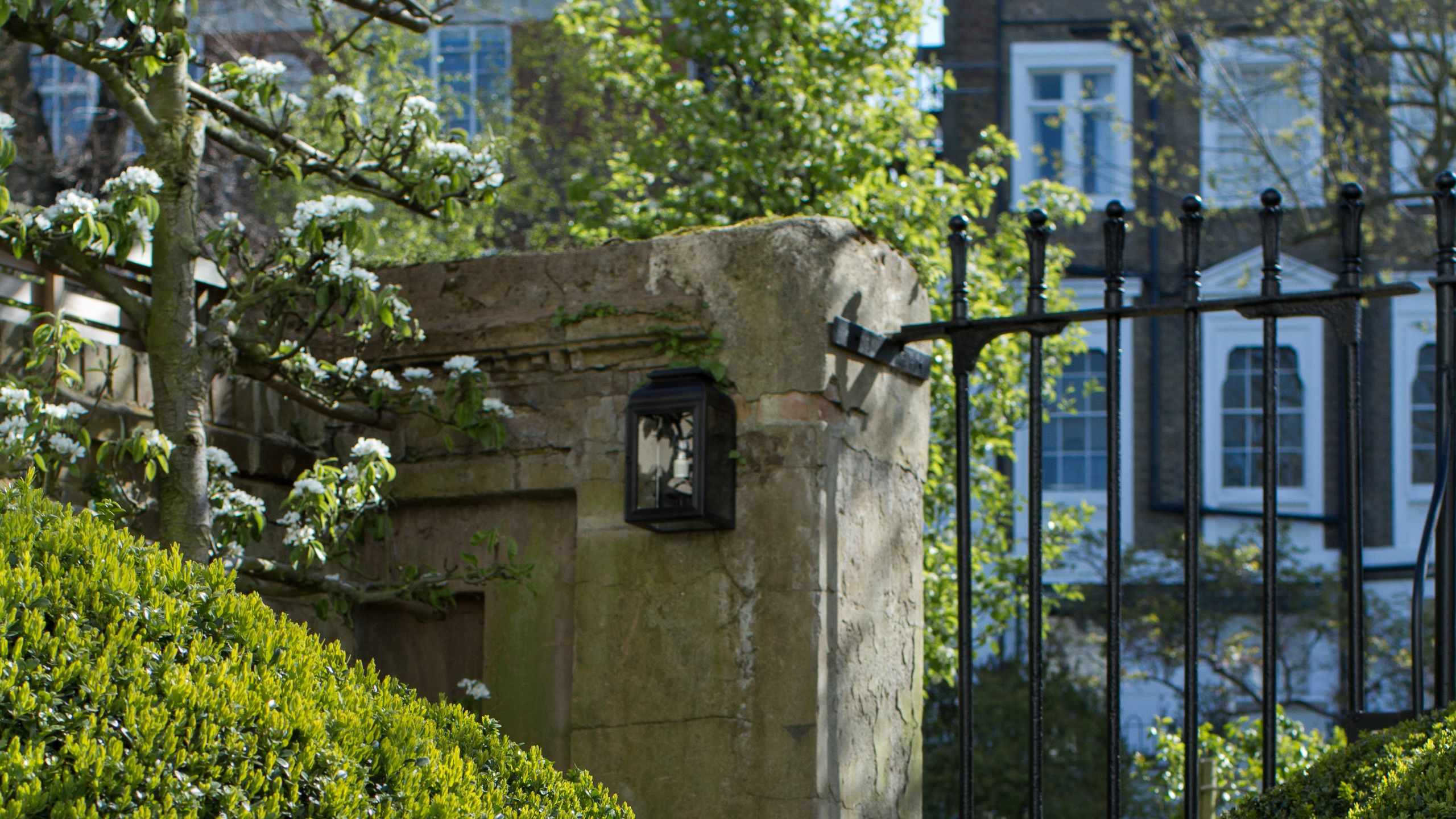 Image may contain: Garden, Nature, Outdoors, Path, Walkway, Arbour, City, Road, Street, Urban, Lamp, Plant, Tree, and Fence