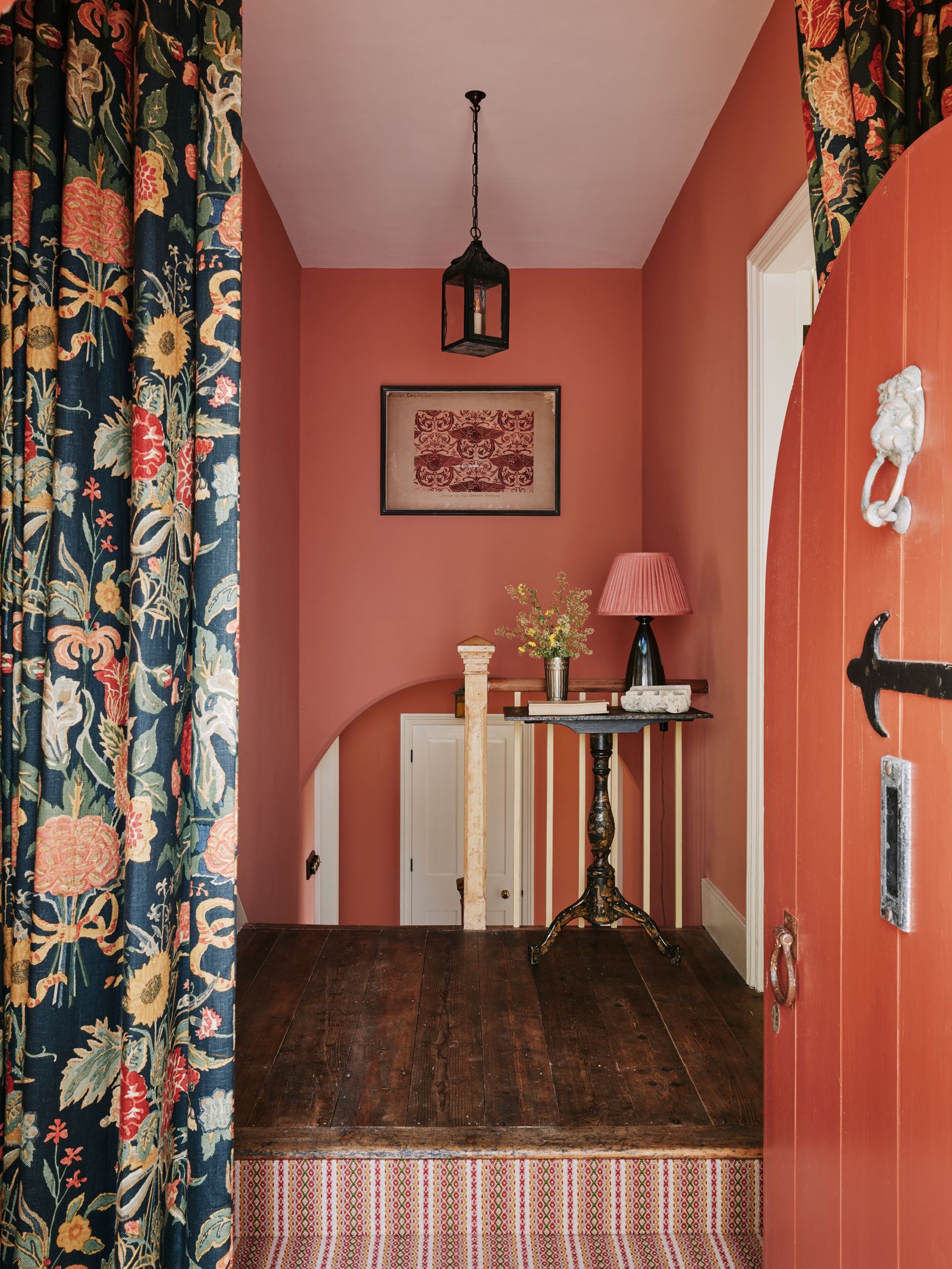 Image may contain Lamp Home Decor Indoors Interior Design Art Painting Floor Desk Furniture and Table