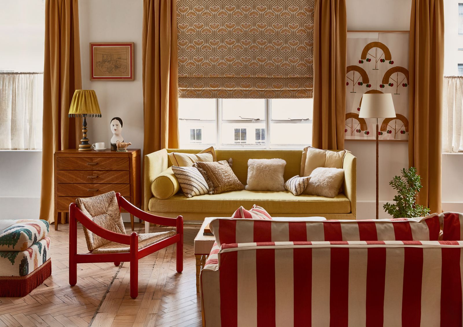 Image may contain Home Decor Lamp Indoors Interior Design Chair Furniture Architecture Building and Living Room