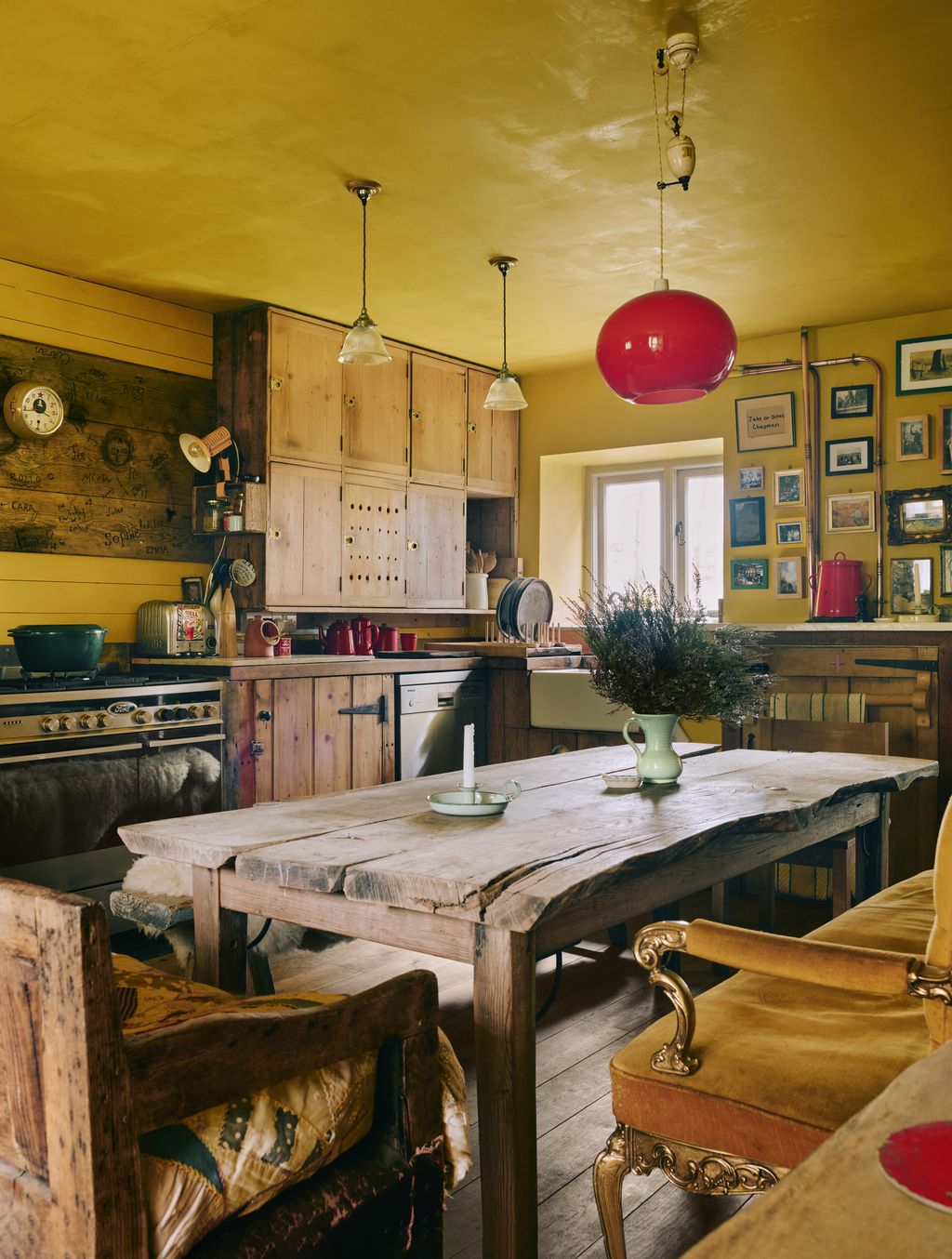 Image may contain Architecture Building Dining Room Dining Table Furniture Indoors Room Table and Interior Design