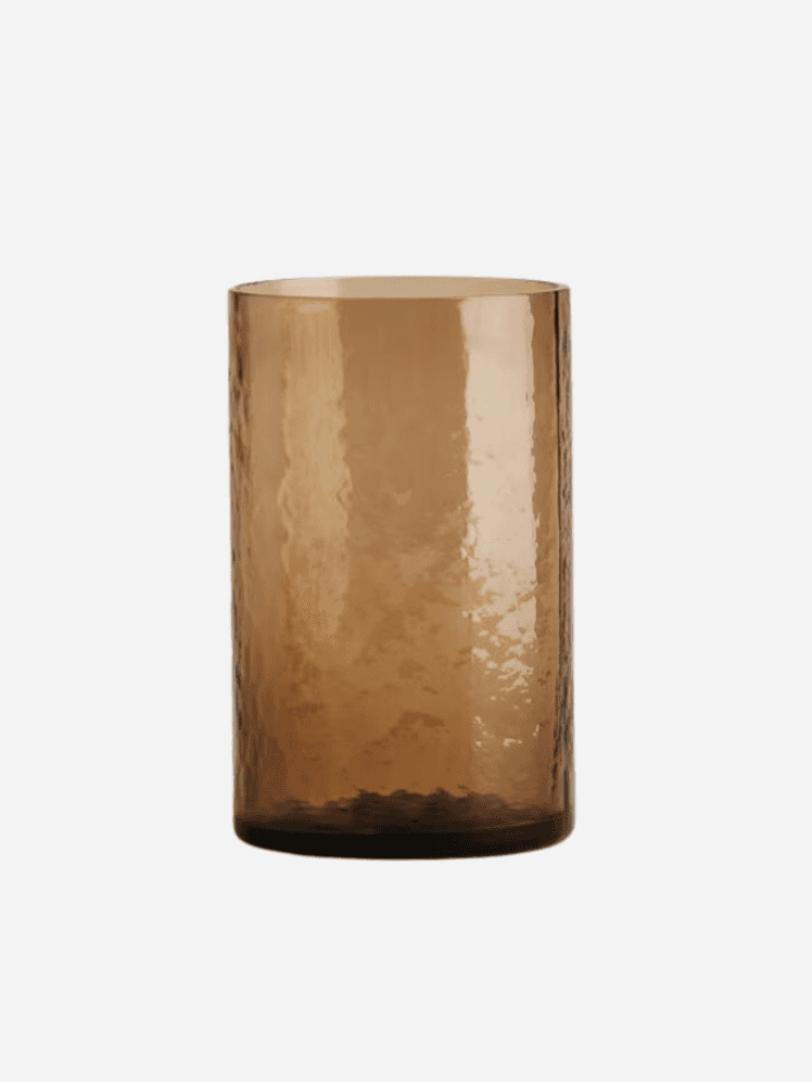 Image may contain Cylinder Jar Pottery Vase Glass and Cup