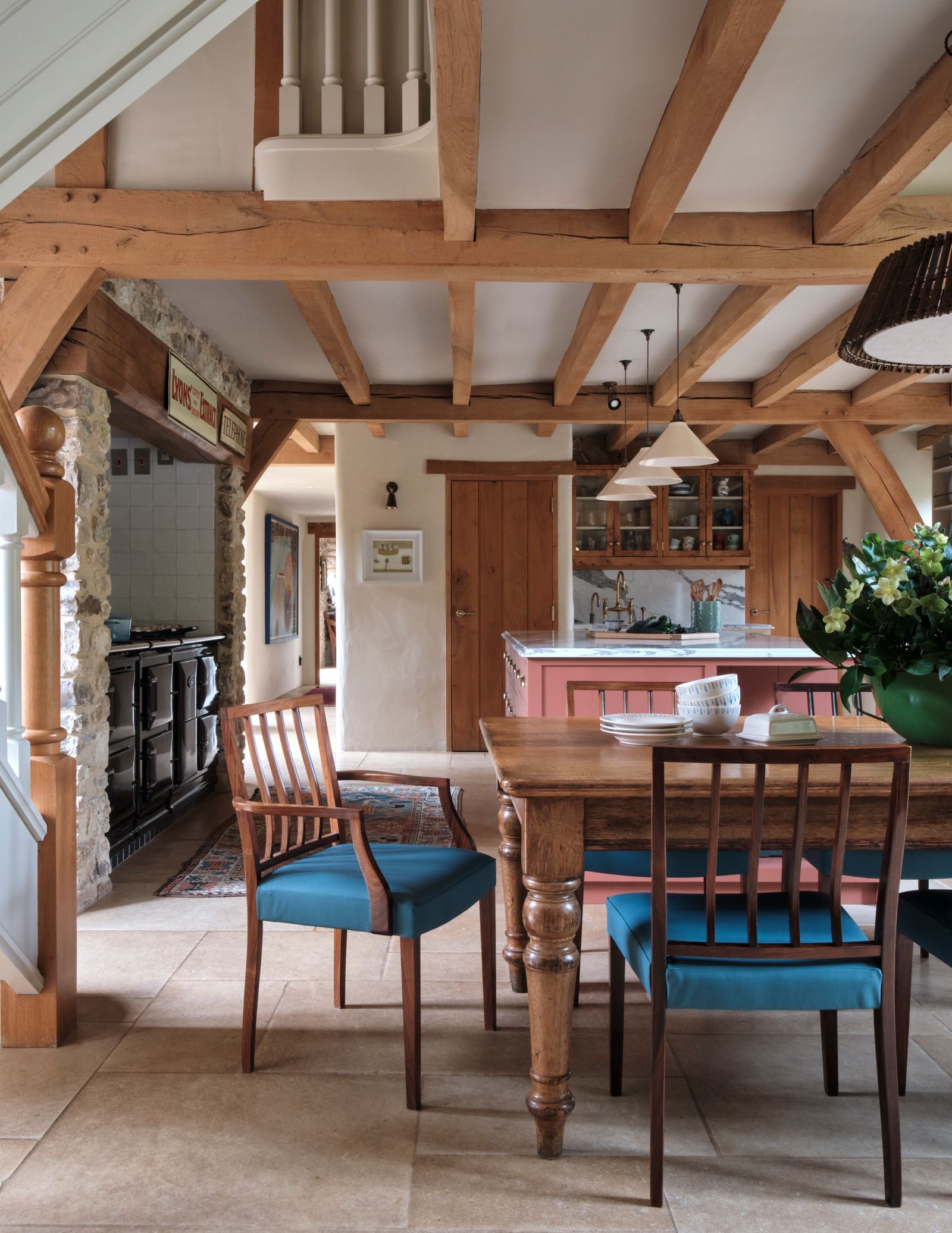 Image may contain Indoors Interior Design Dining Table Furniture Table Architecture Building Dining Room and Room