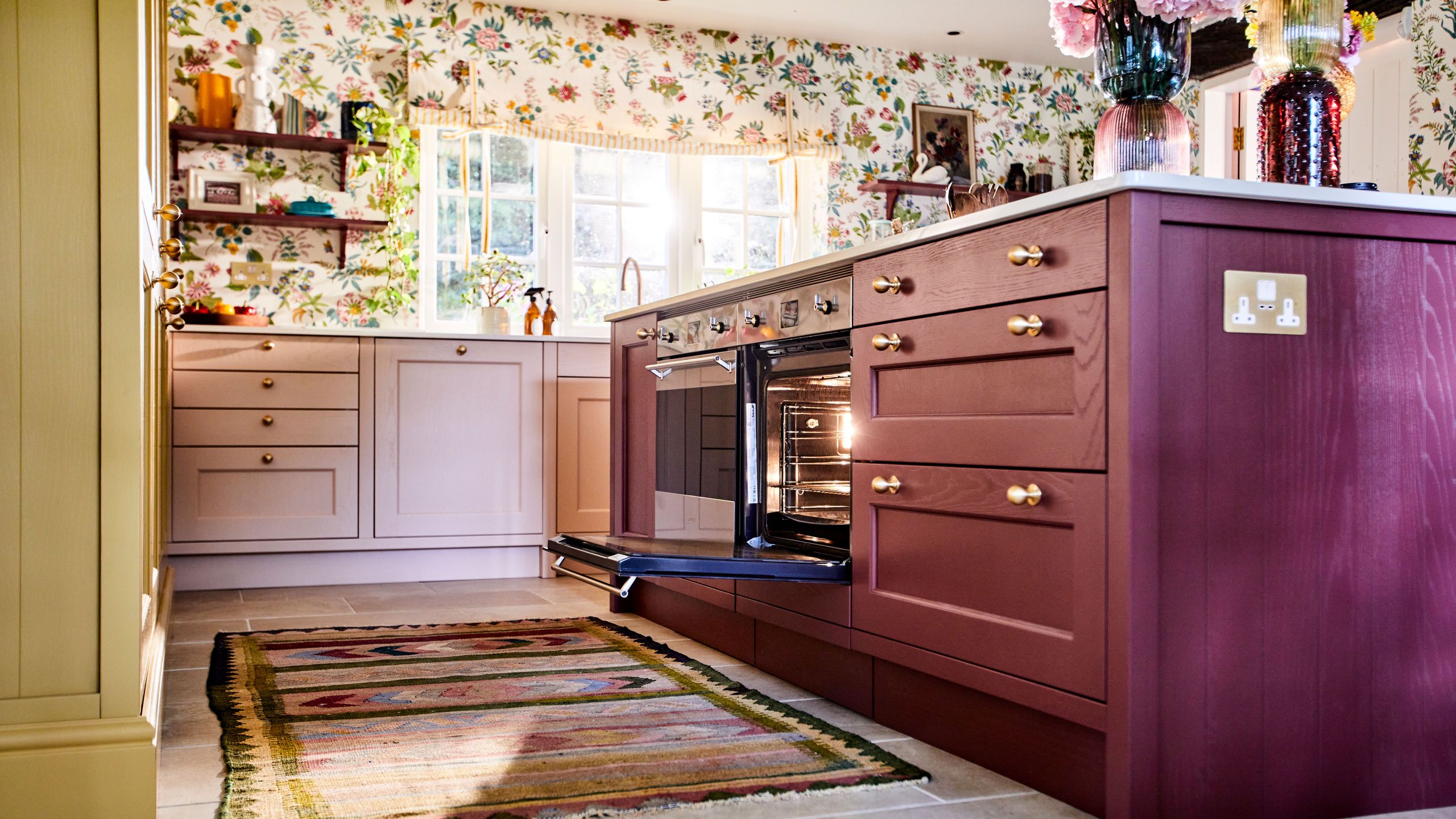 Image may contain: Home Decor, Rug, Indoors, Interior Design, Kitchen, Art, and Painting