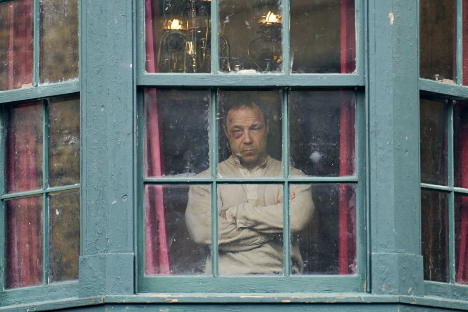 Image may contain Stephen Graham Adult Person and Window