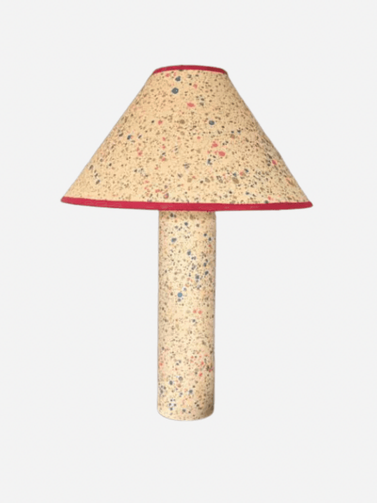 Image may contain: Lamp, Lampshade, and Table Lamp