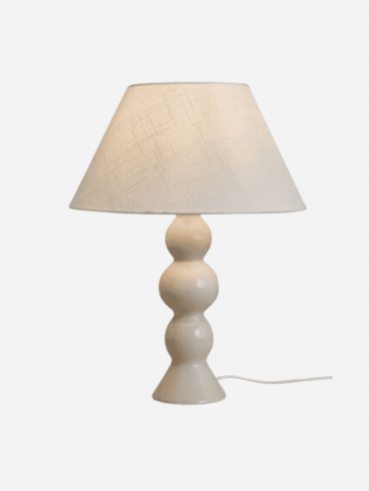 Image may contain: Lamp, Table Lamp, and Lampshade