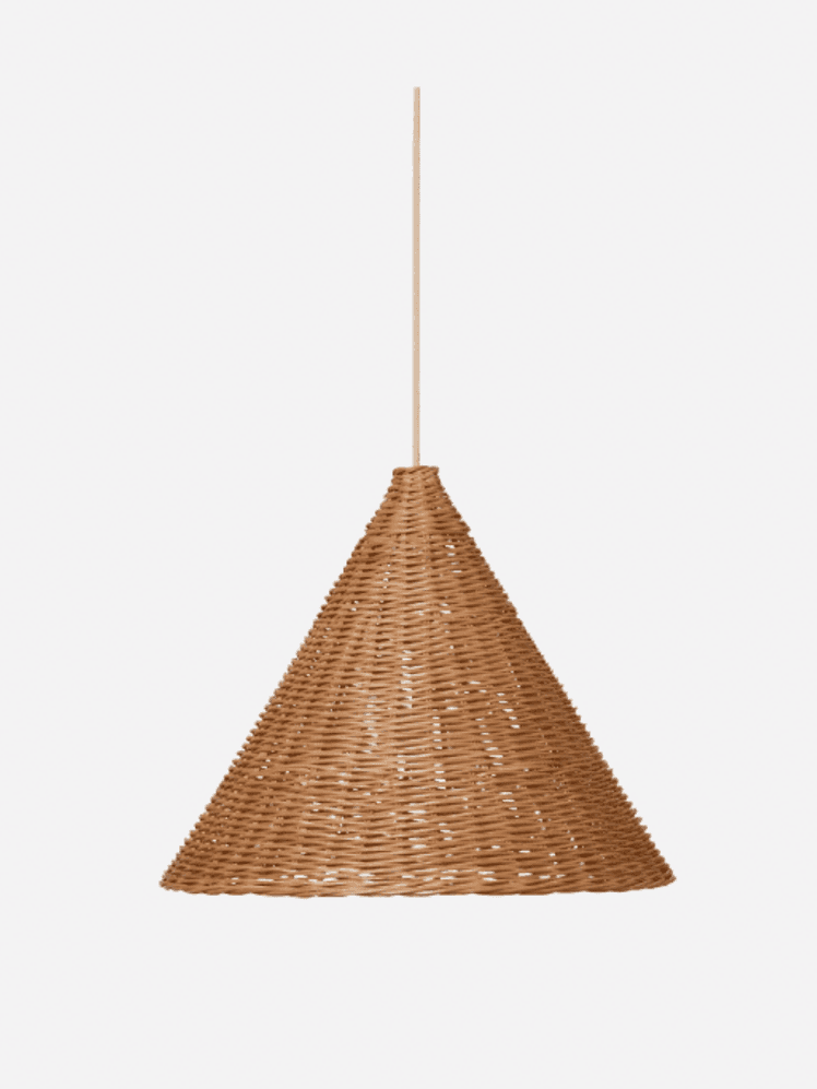 Image may contain: Lamp, Lampshade, and Chandelier