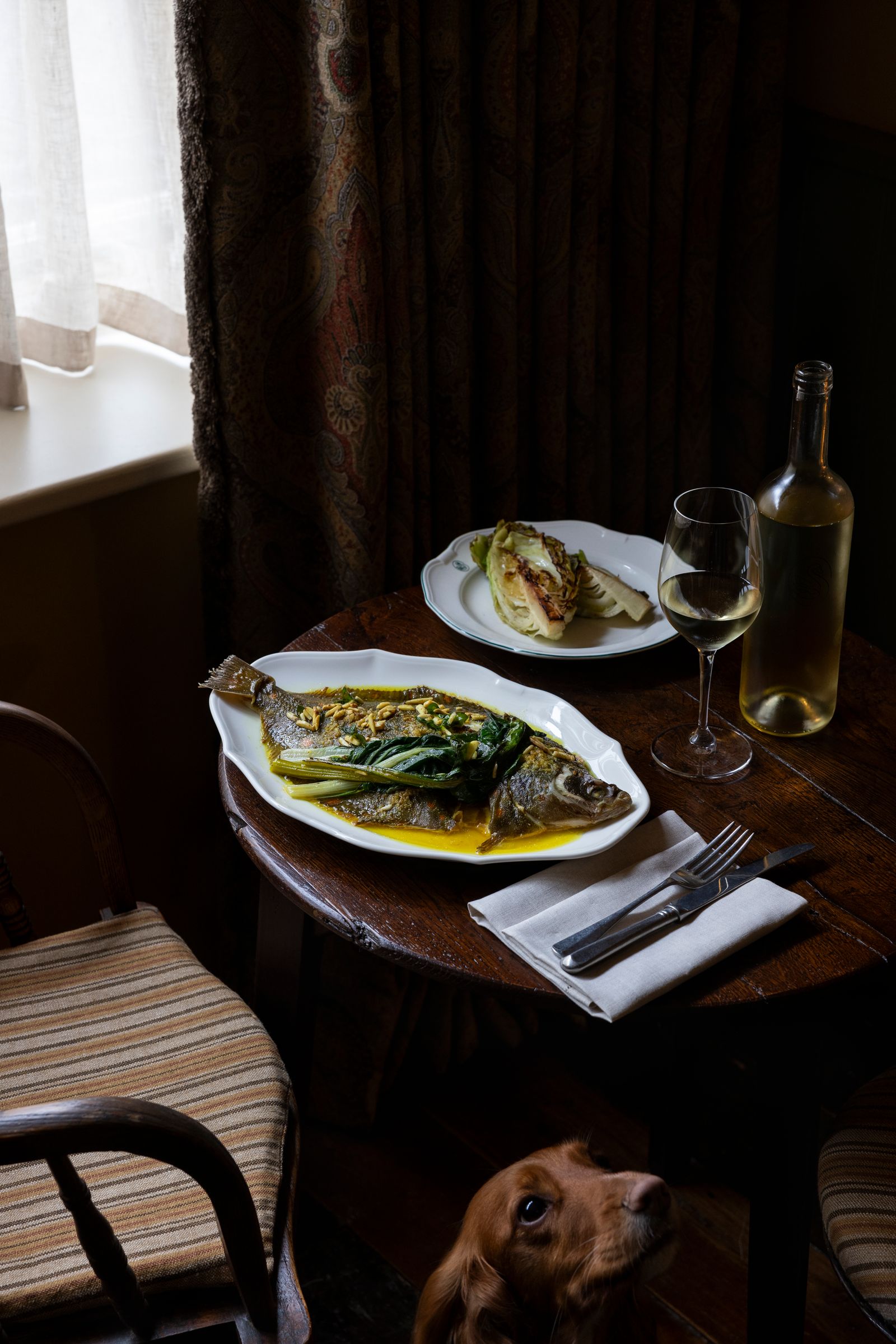 Image may contain Dining Table Furniture Table Cutlery Fork Blade Knife Weapon Architecture and Building