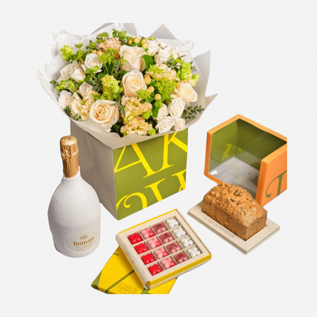 Image may contain Flower Flower Arrangement Flower Bouquet Plant Rose Food Lunch Meal and Bread