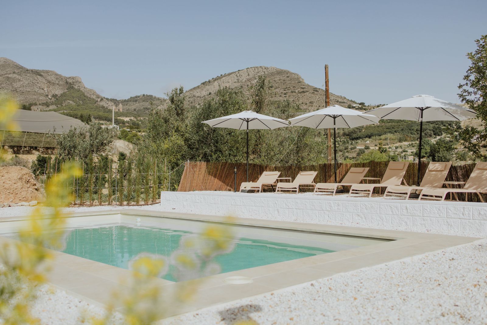 Image may contain Architecture Building House Housing Villa Hotel Resort Pool Water Chair and Furniture