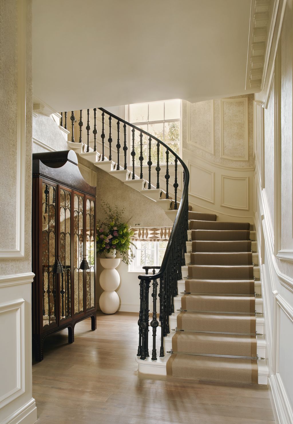 Image may contain Architecture Building Foyer Indoors House Housing and Staircase