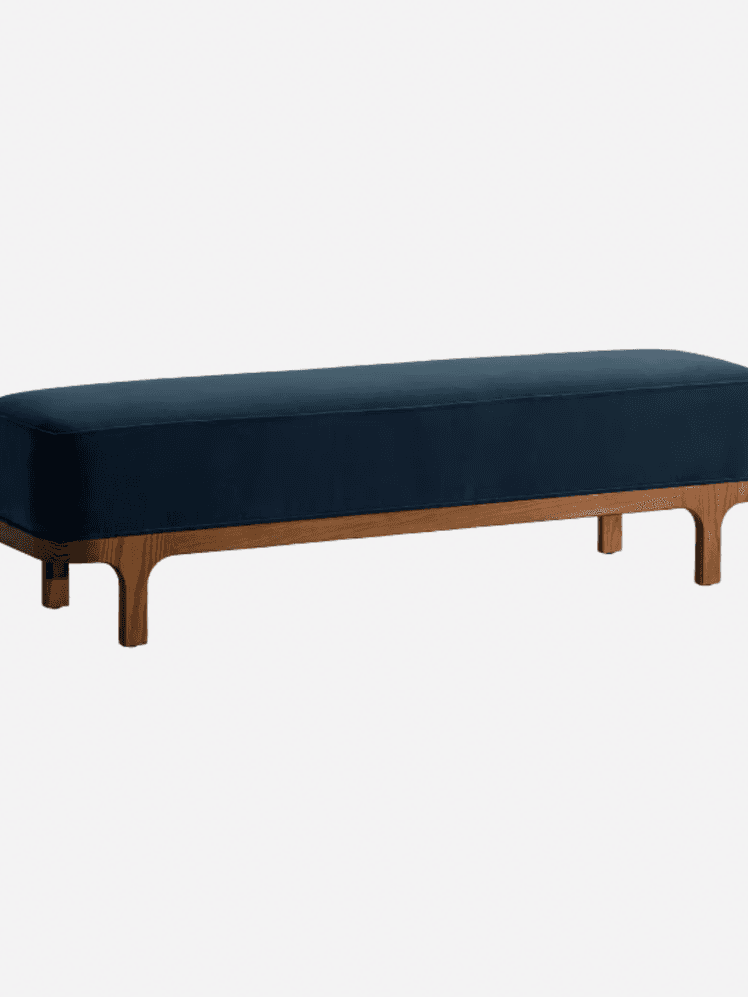 Image may contain: Furniture, Bench, and Ottoman