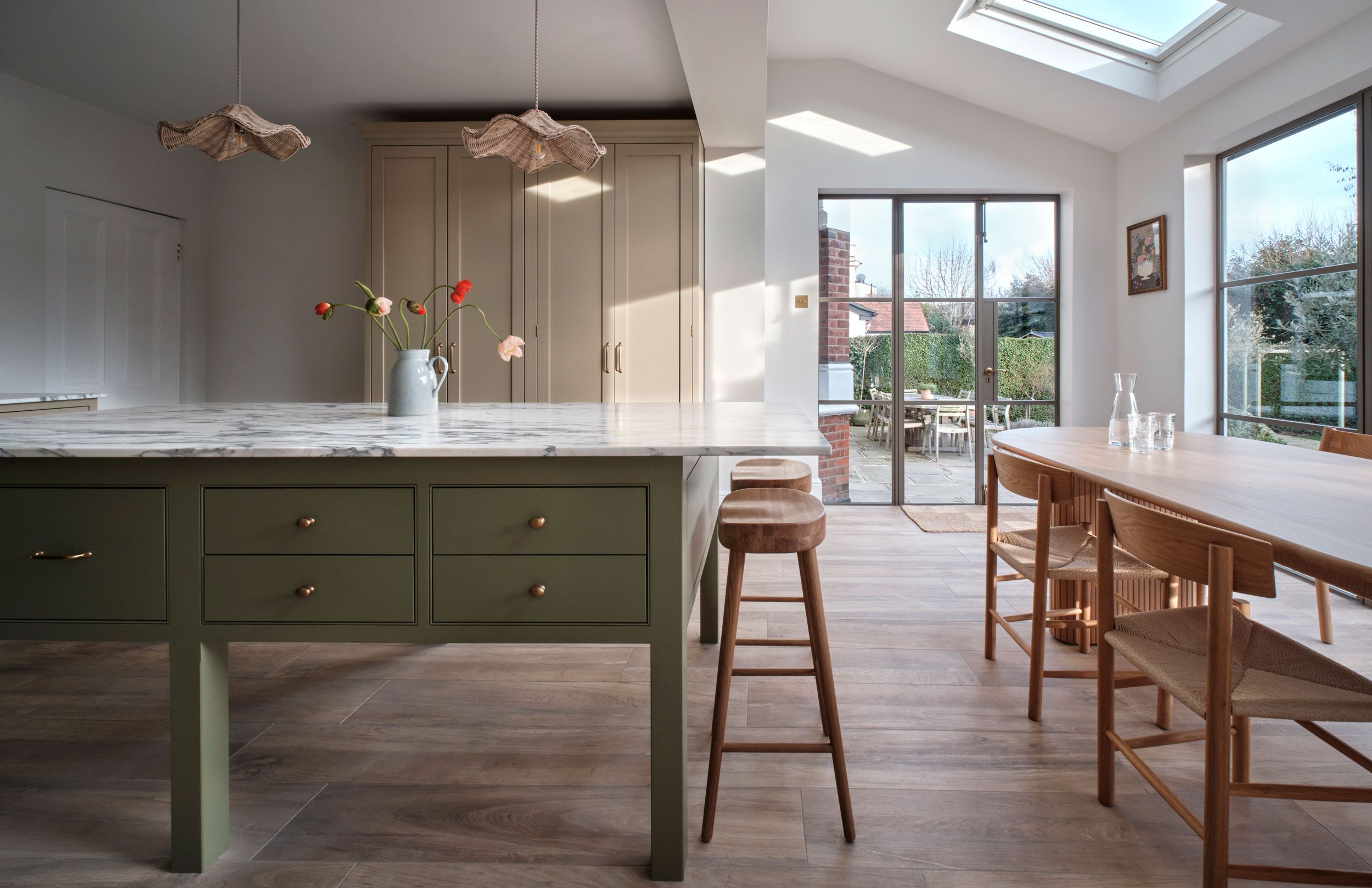 Image may contain: Architecture, Building, Dining Room, Dining Table, Furniture, Indoors, Room, Table, and Interior Design