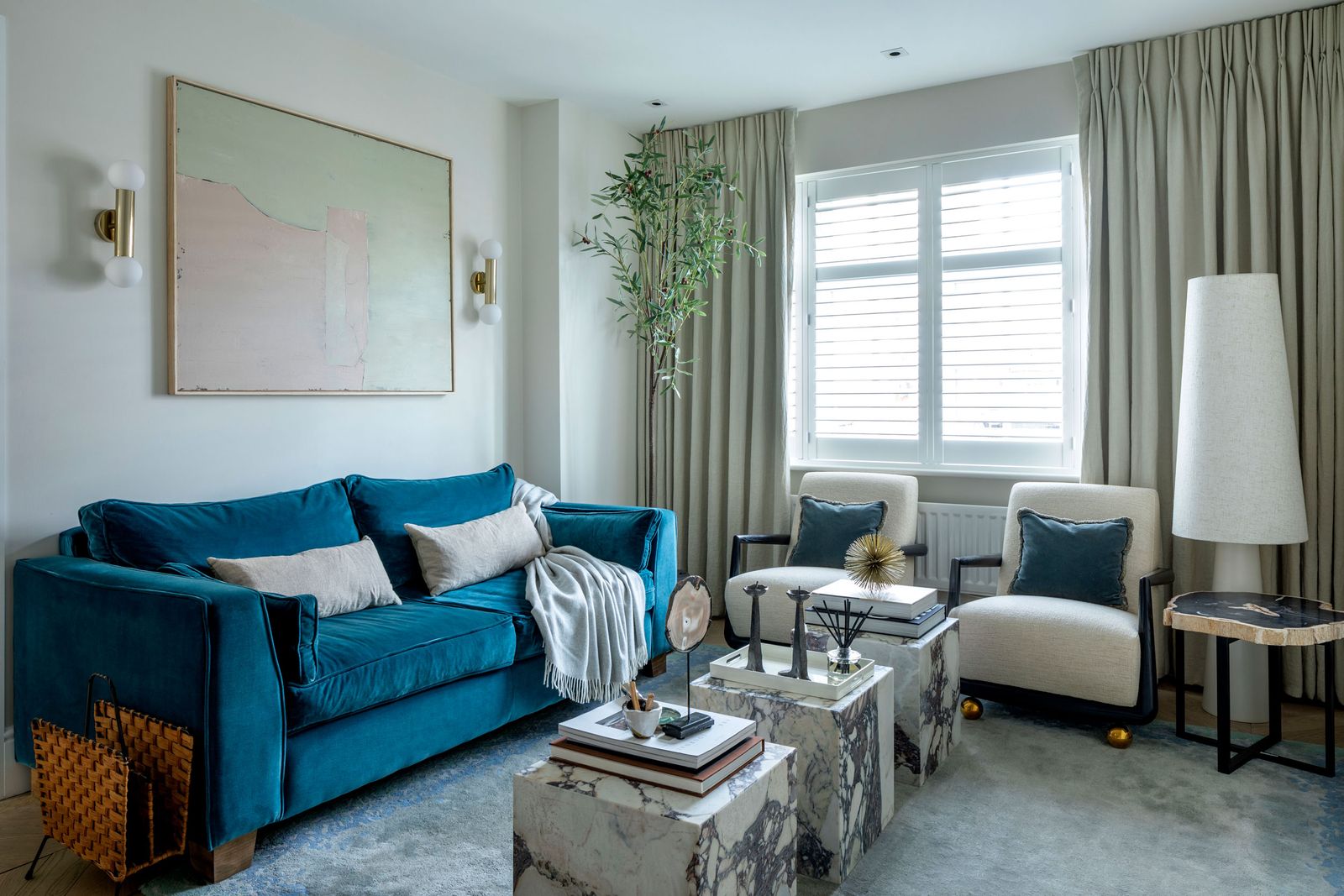 Image may contain Home Decor Couch Furniture Architecture Building Indoors Living Room Room Chair and Coffee Table