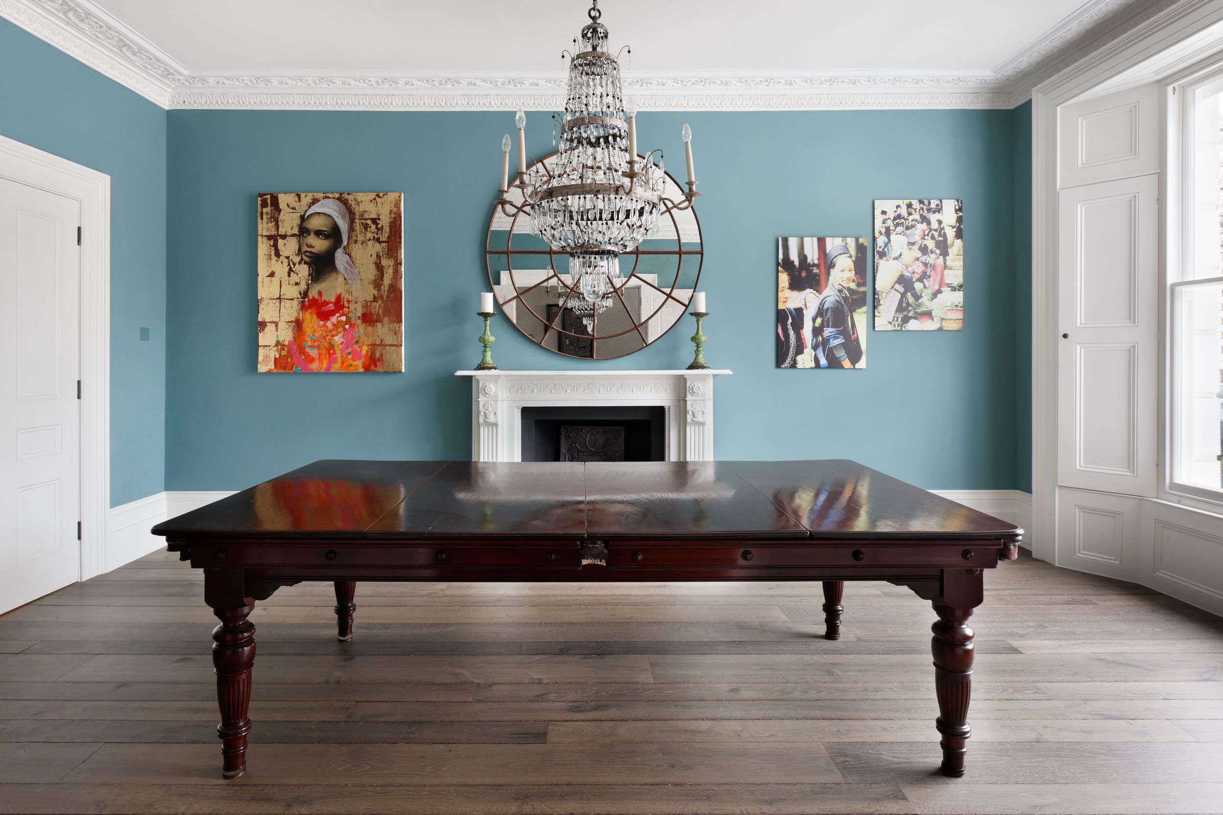 Image may contain: Furniture, Table, Coffee Table, Indoors, Interior Design, Architecture, Building, and Dining Room