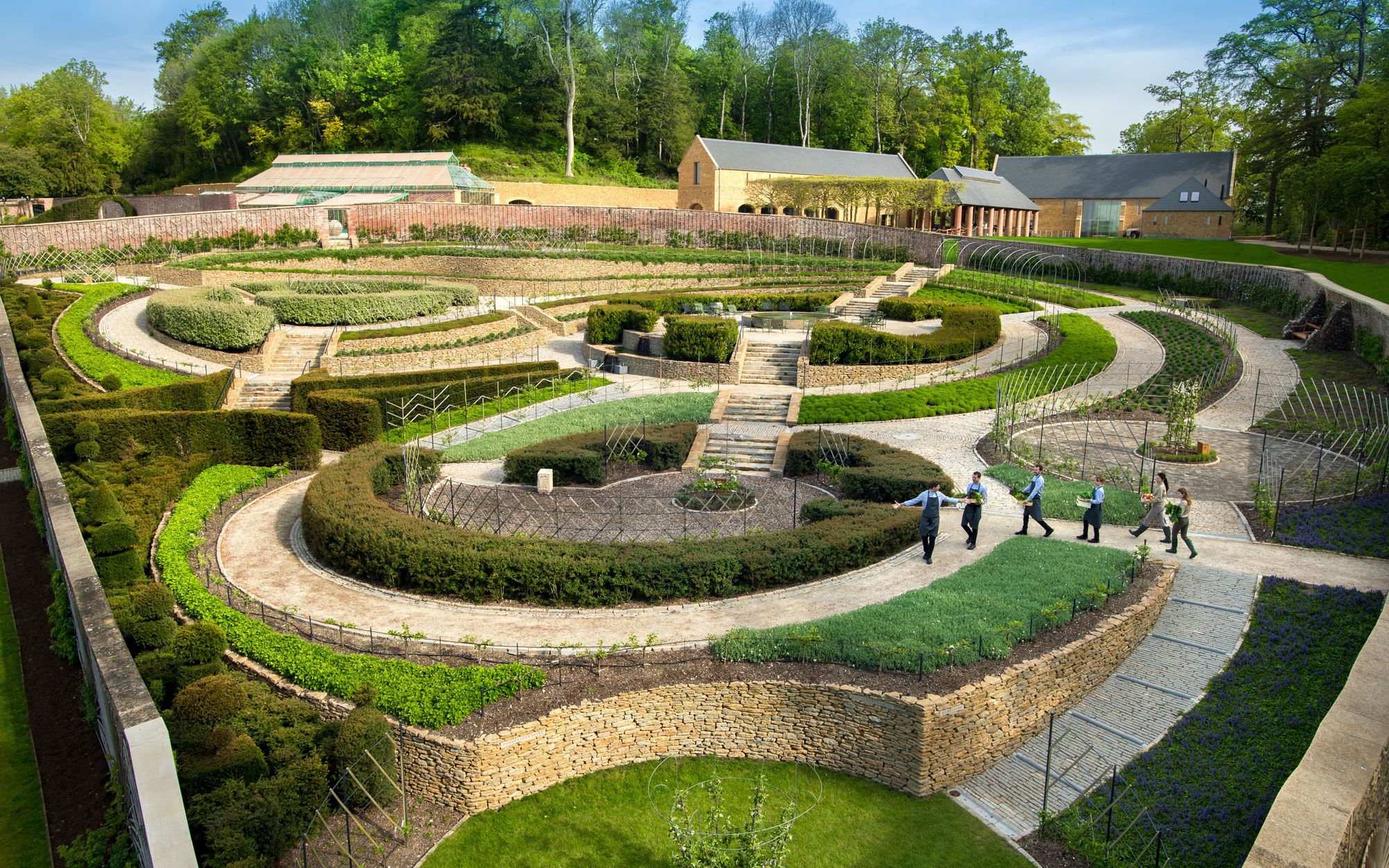 Image may contain: Grass, Nature, Outdoors, Park, Plant, Garden, Person, Fence, Hedge, Architecture, Building, and Housing