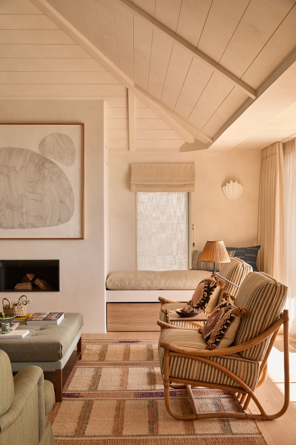 Image may contain Indoors Interior Design Home Decor Chair Furniture Architecture Building Living Room and Room