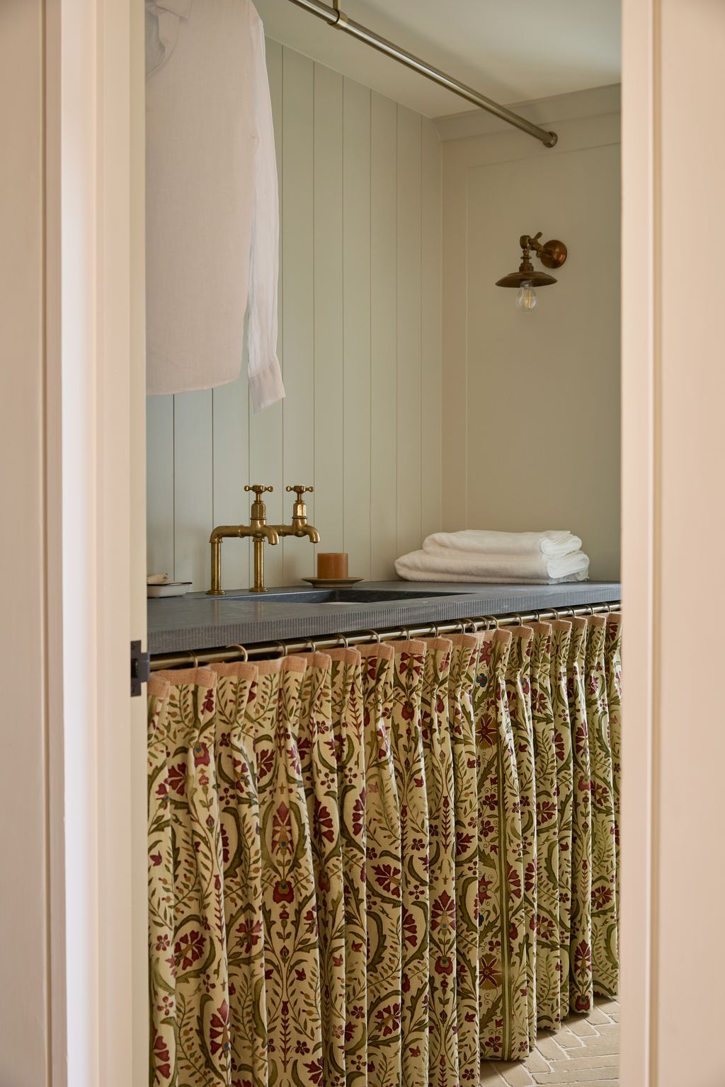 Image may contain Indoors Interior Design Sink and Sink Faucet