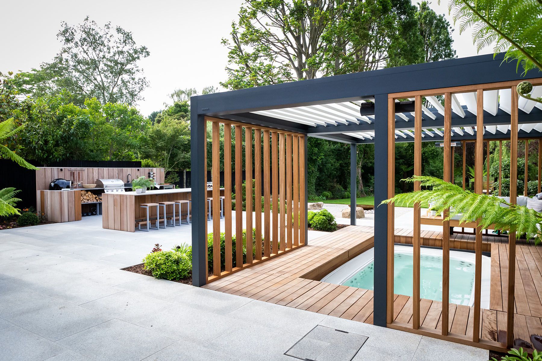 Image may contain: Indoors, Interior Design, Architecture, Building, House, Housing, Porch, Backyard, Nature, and Outdoors