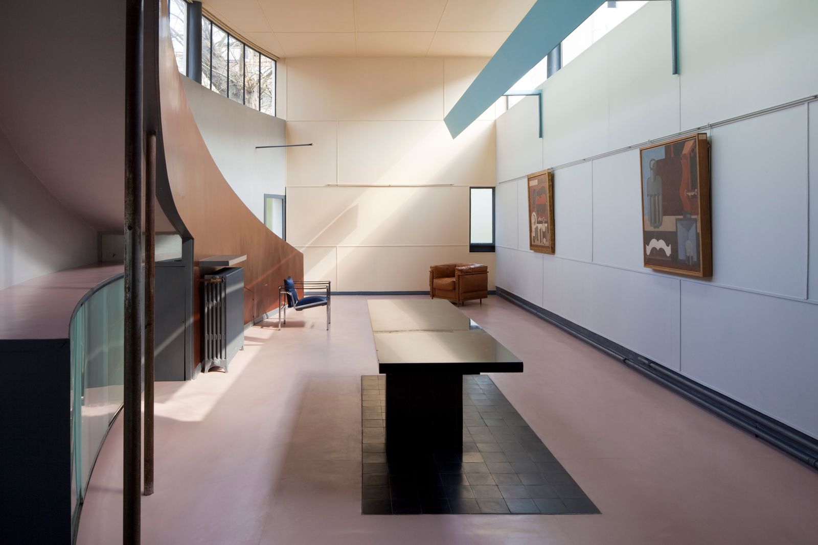 Image may contain Chair Furniture Table Indoors Interior Design Art Painting Clinic Person Plywood Wood and Desk