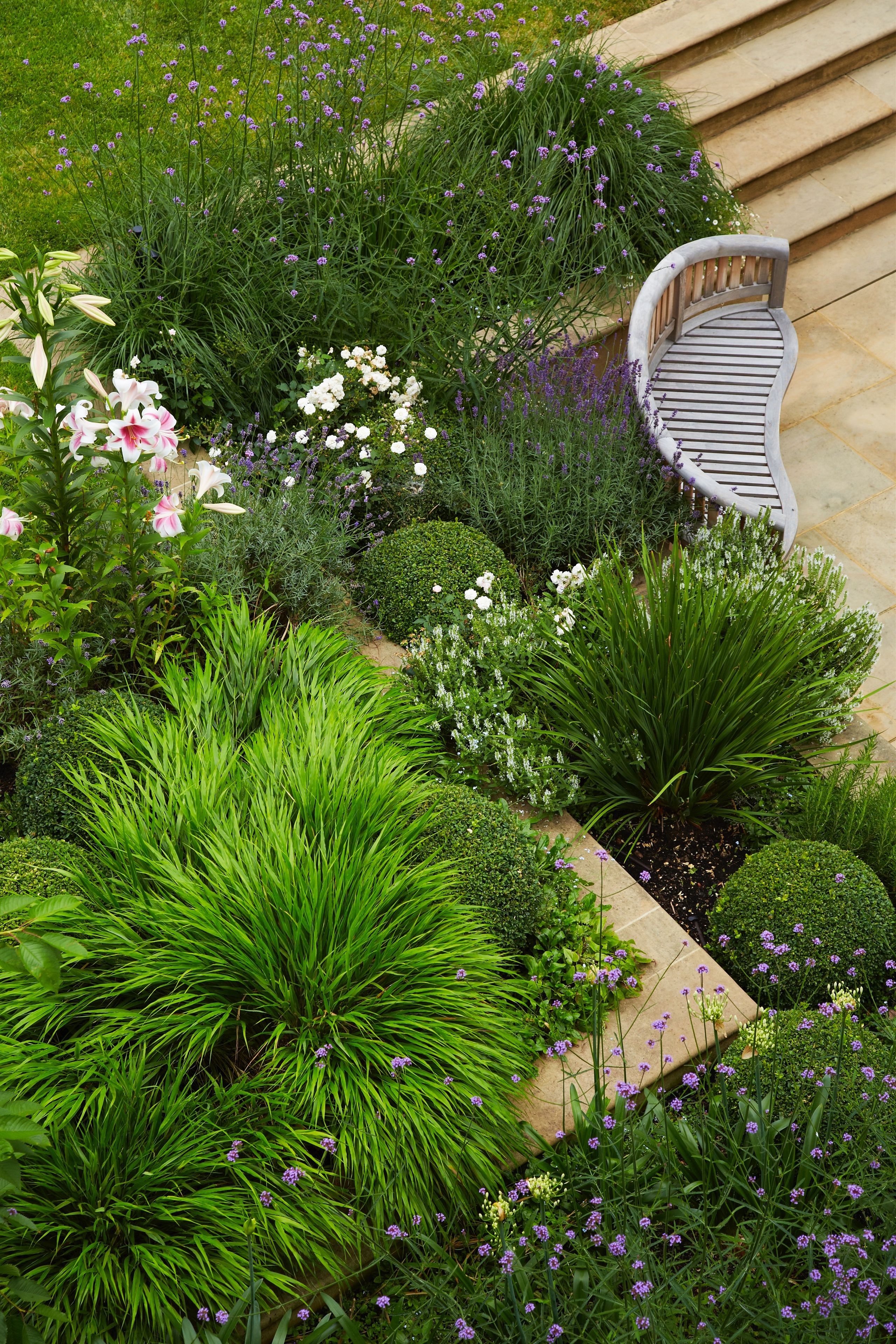 Image may contain: Garden, Nature, Outdoors, Grass, Plant, Herbal, Herbs, Vegetation, Chair, Furniture, Backyard, and Yard