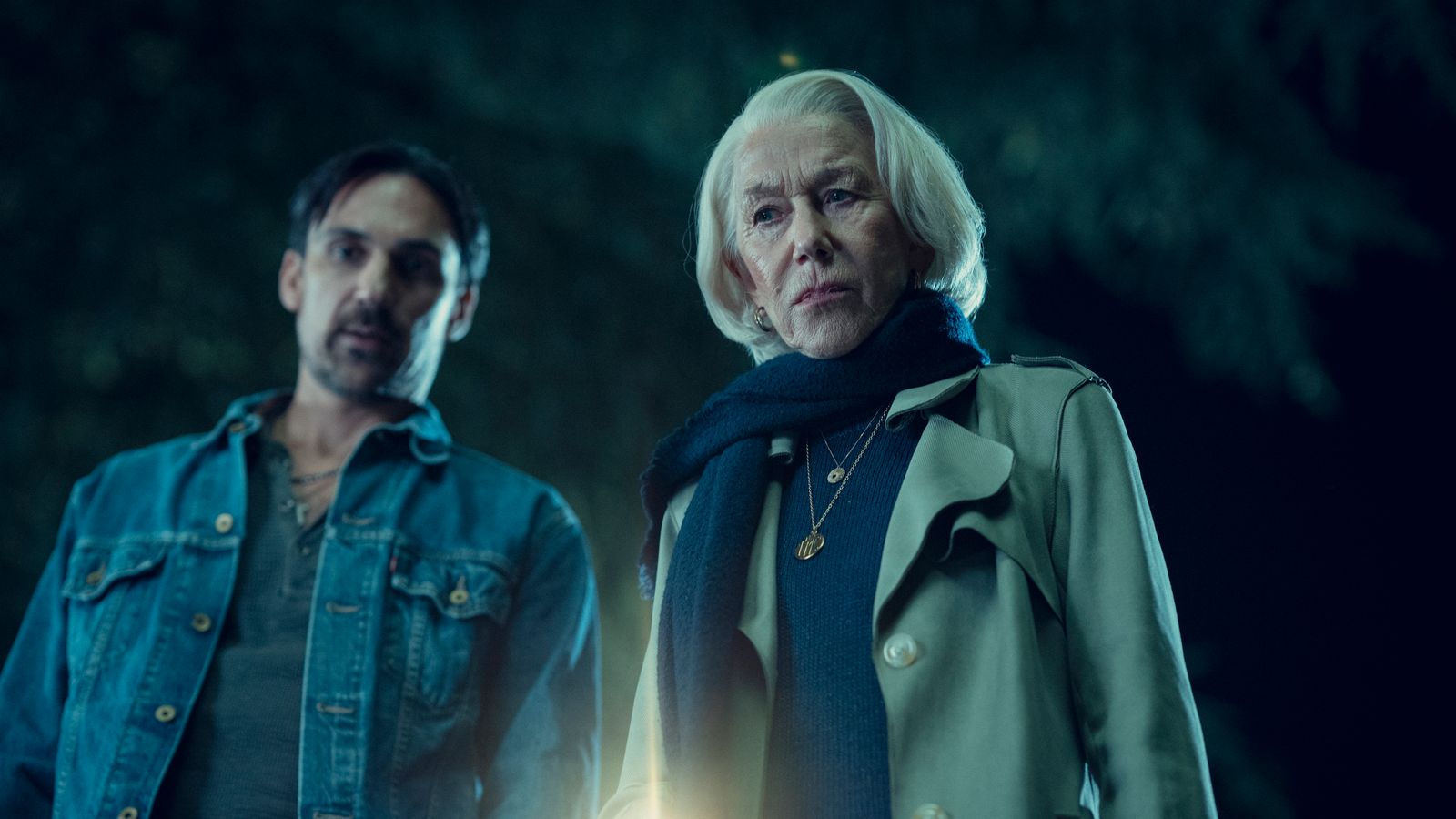 Image may contain Helen Mirren Henry LloydHughes Clothing Coat Adult Person Accessories Jewelry and Necklace