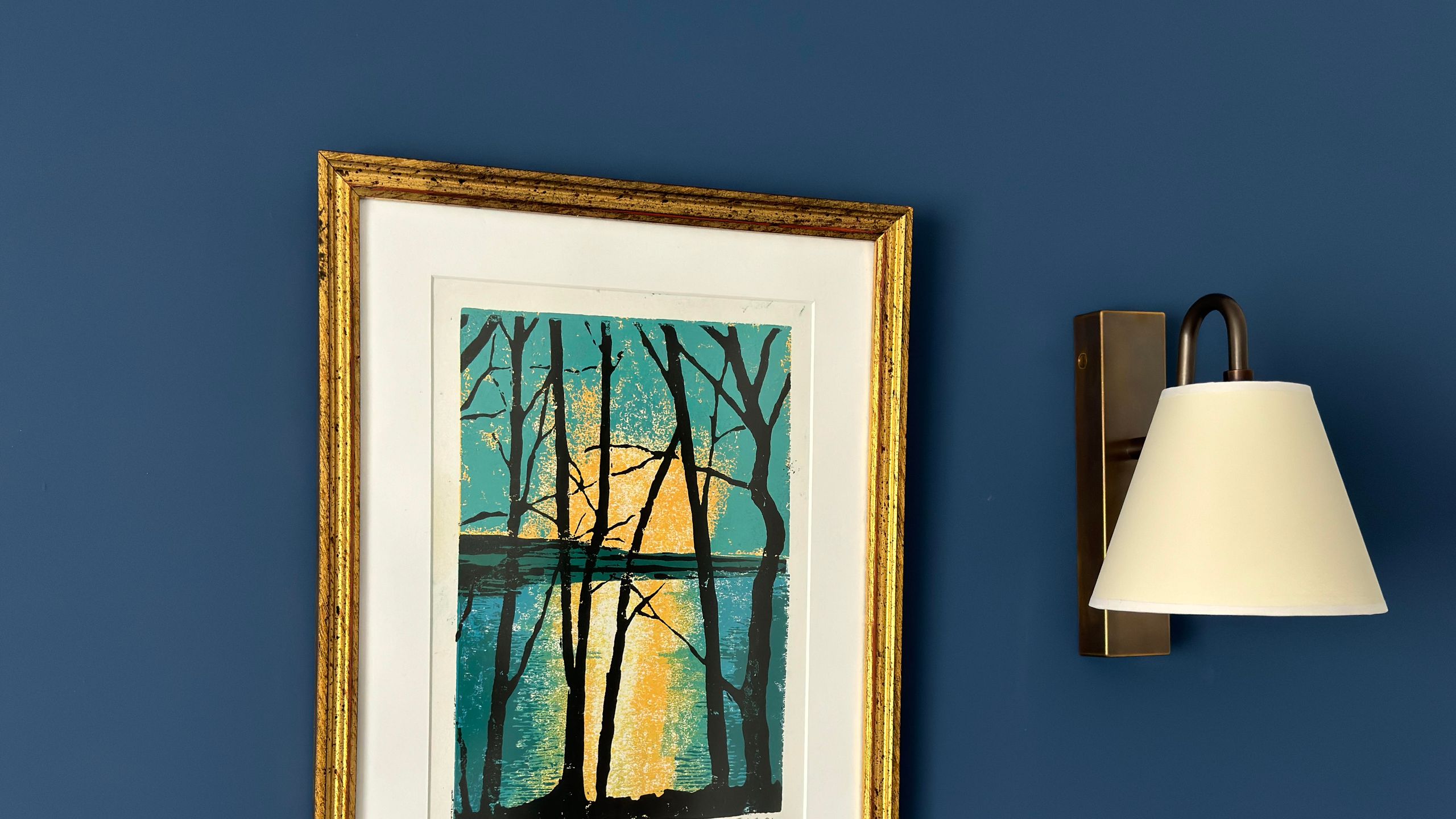 Image may contain: Art, Painting, and Lamp