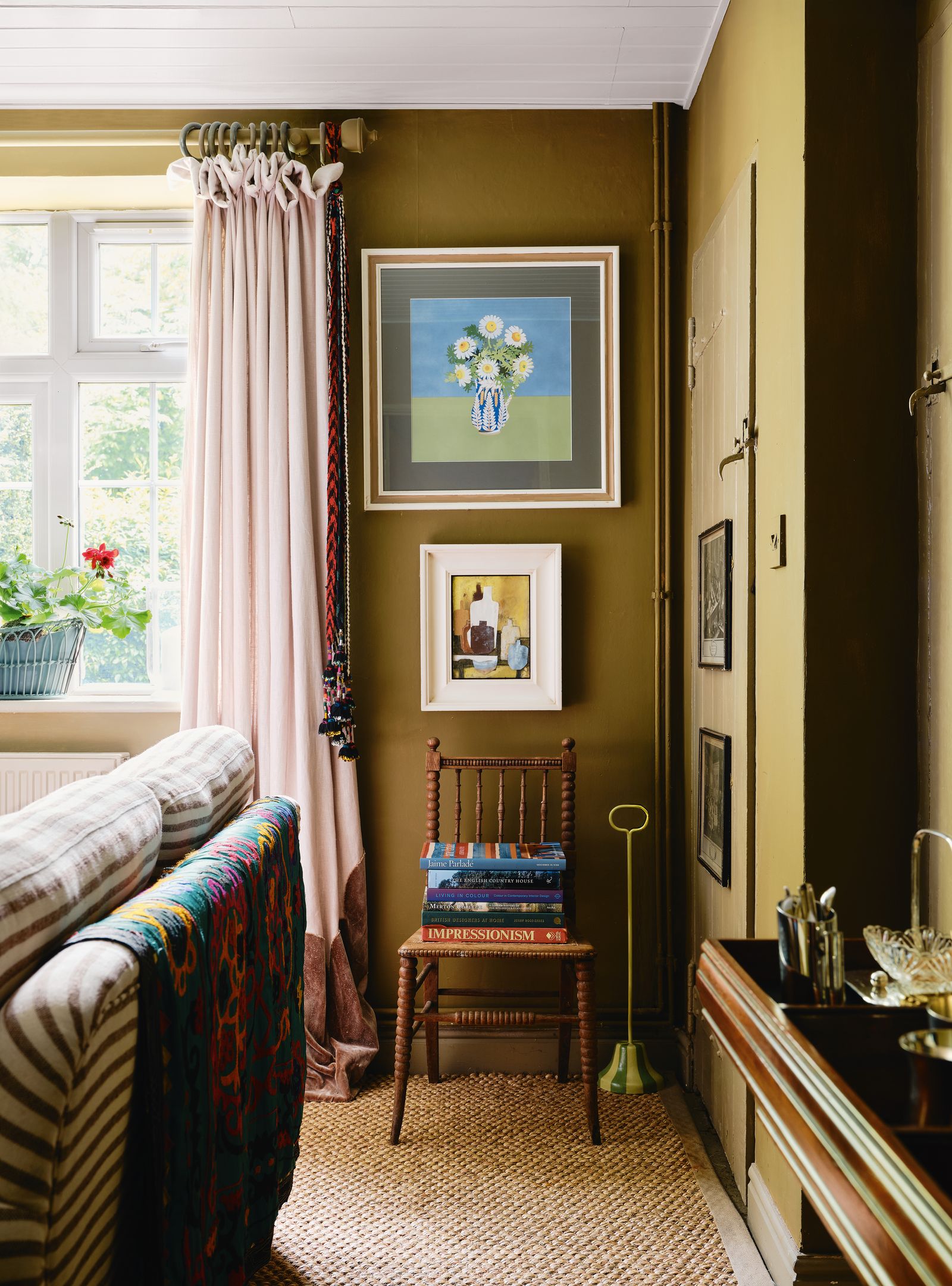 Image may contain Architecture Building Furniture Indoors Living Room Room Art Painting Couch Chair and Home Decor