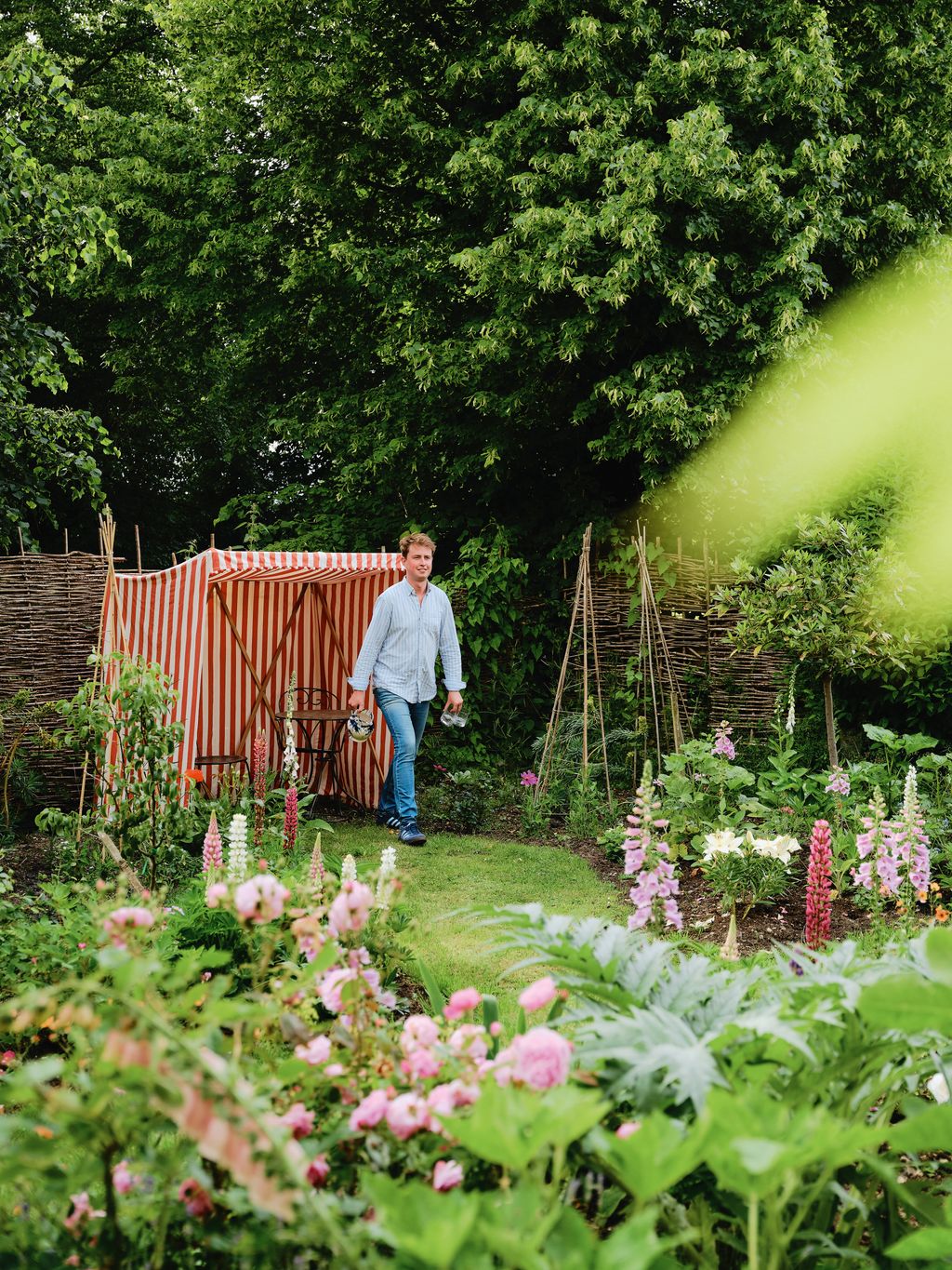 Image may contain Olivr Berkes Garden Nature Outdoors Grass Plant Herbal Herbs Backyard Yard Vegetation and Jar