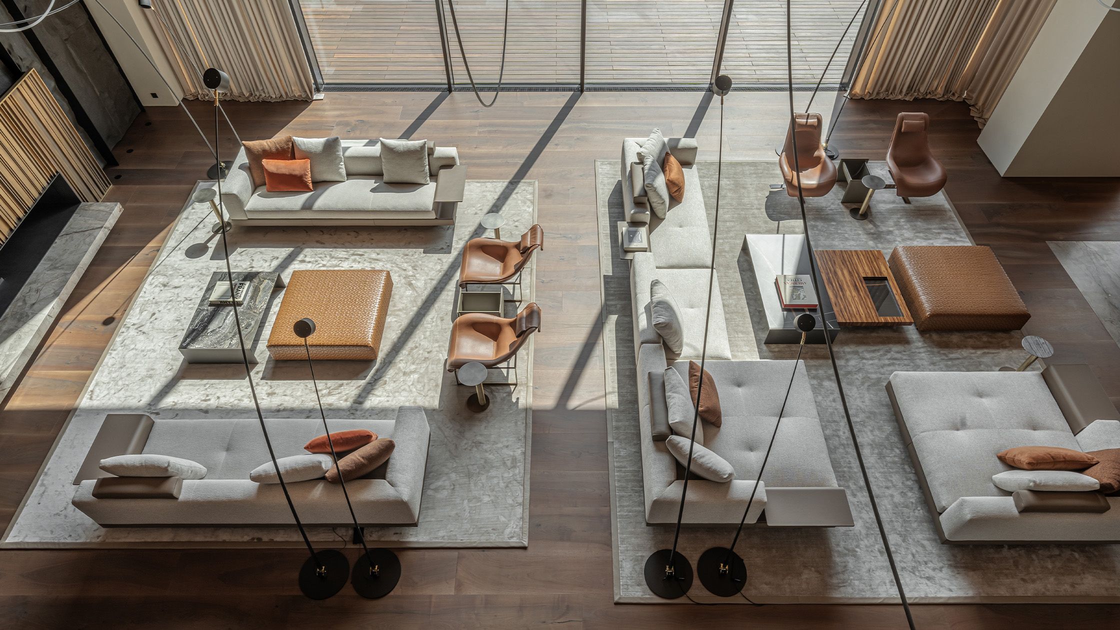 Image may contain: Architecture, Building, Furniture, Indoors, Living Room, Room, Interior Design, and Home Decor