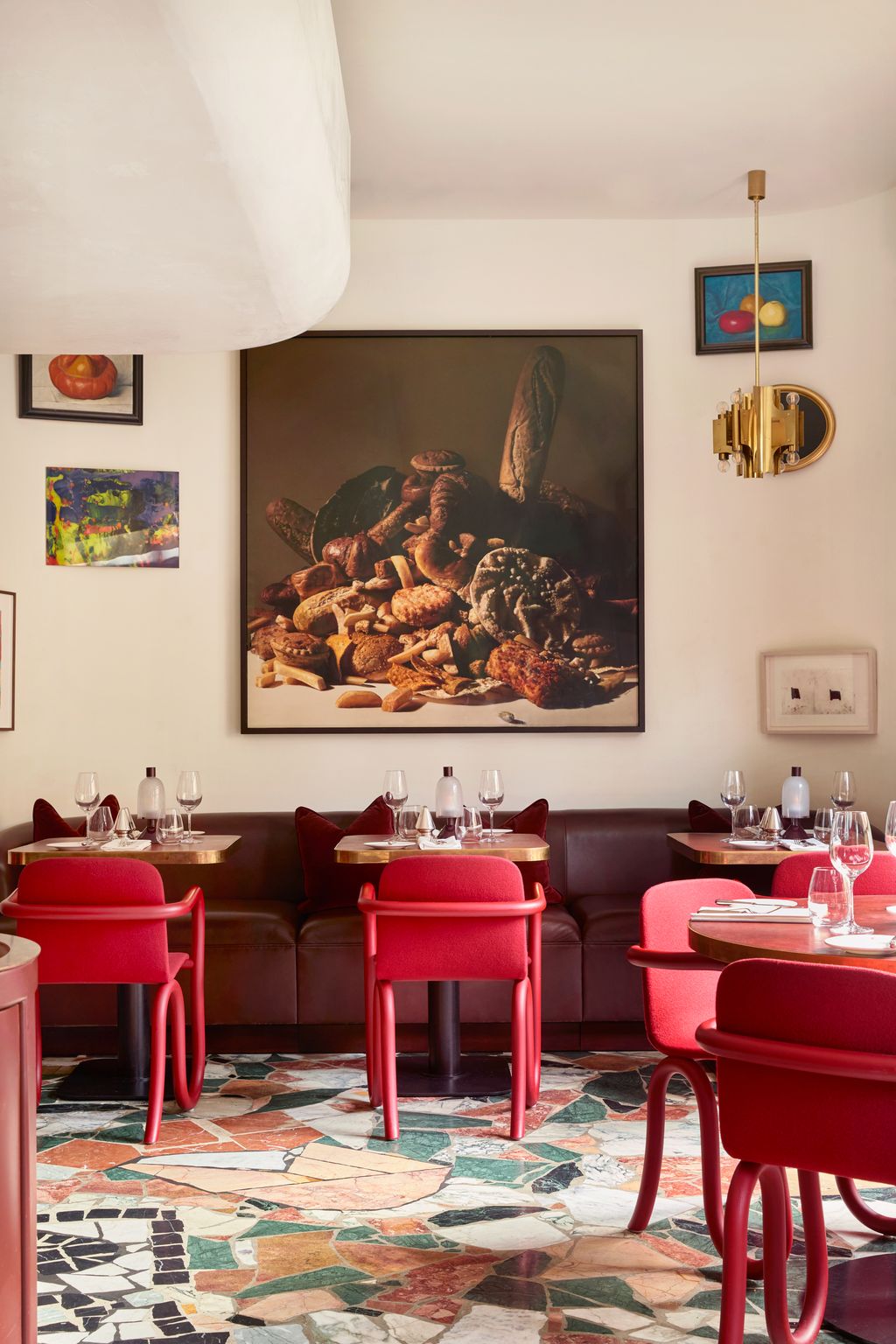 Image may contain Architecture Building Dining Room Dining Table Furniture Indoors Room Table and Restaurant