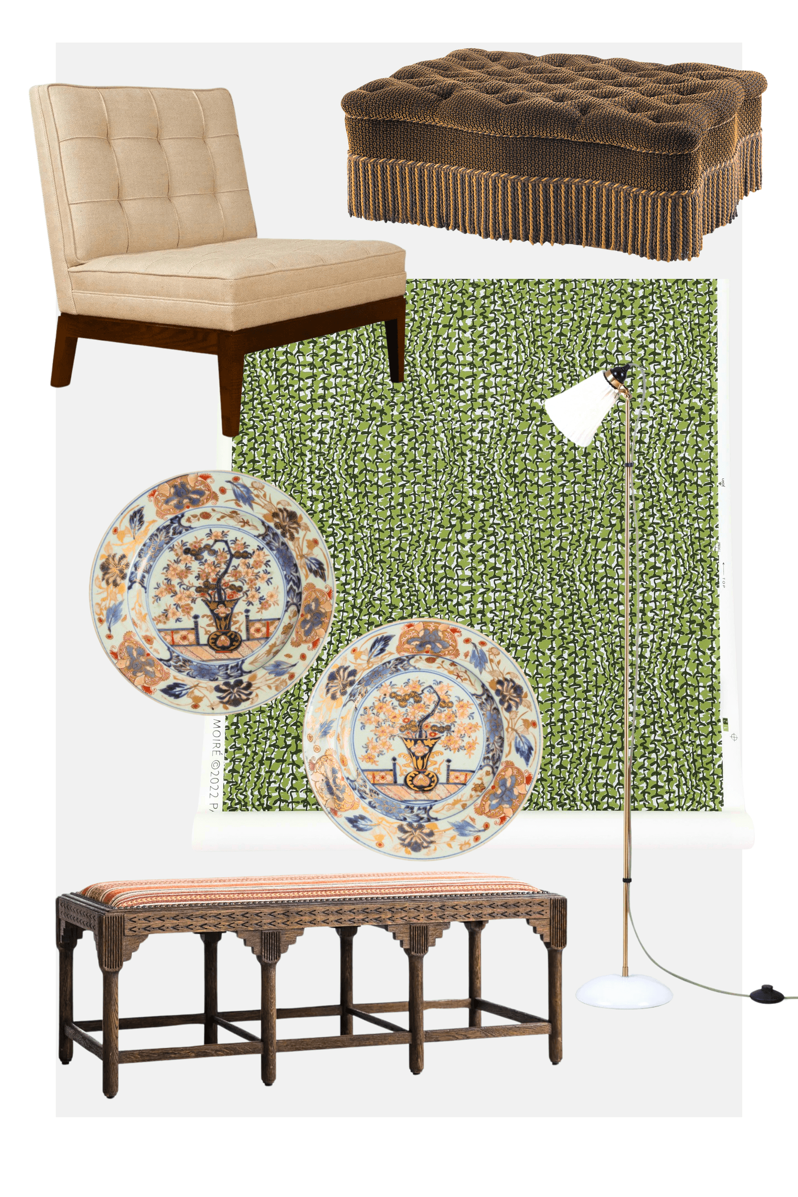 Image may contain Home Decor Furniture Plate Chair Rug and Table