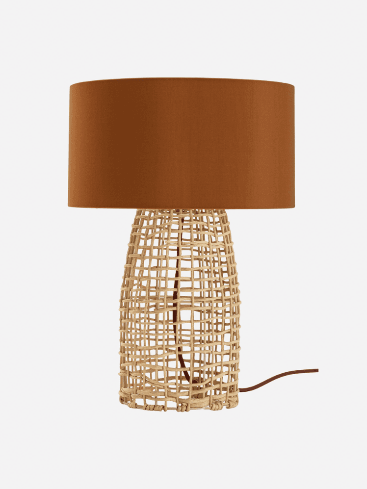 Image may contain: Lamp, Table Lamp, and Lampshade