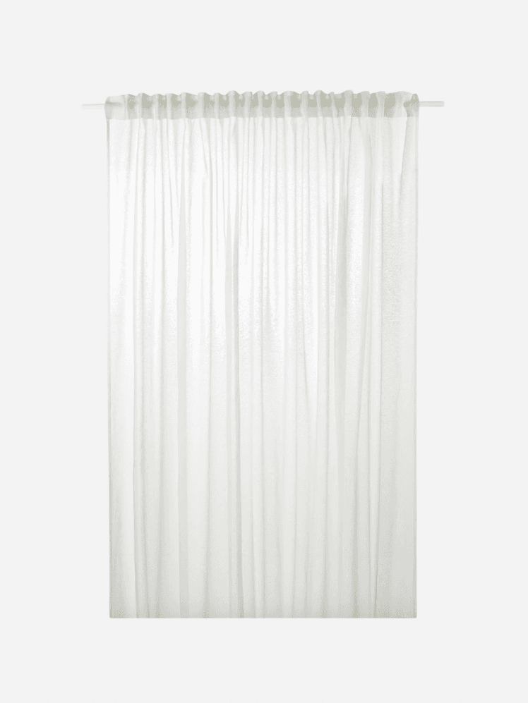 Image may contain: Curtain, Home Decor, and Linen