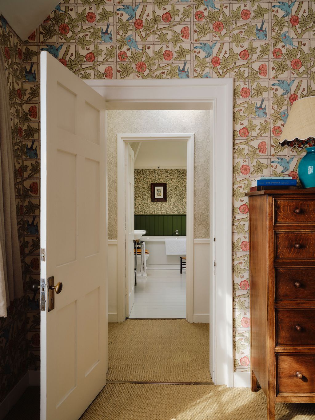 Image may contain Indoors Interior Design Lamp Art Painting and Sink