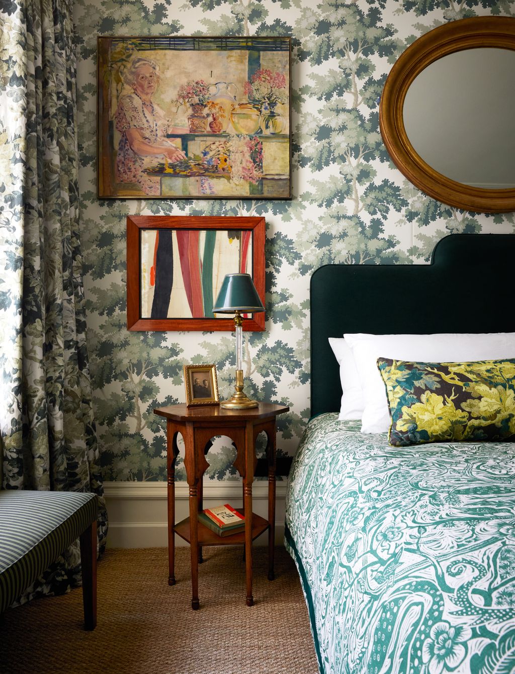 Image may contain Joseph Arthur de Gobineau Lamp Cushion Home Decor Art Painting Bed Furniture and Indoors