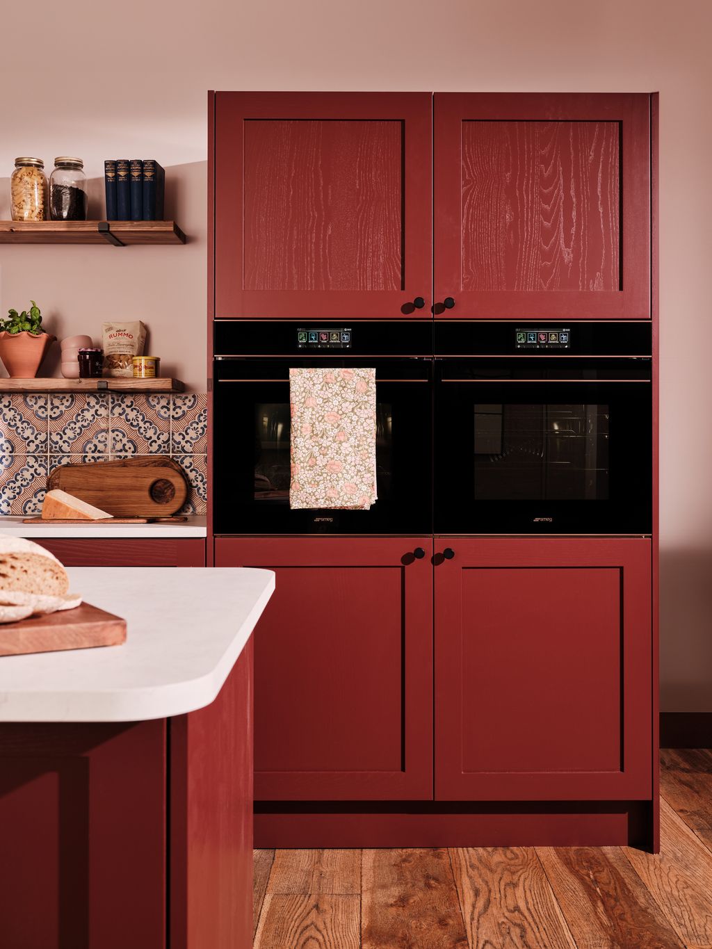 Image may contain Indoors Interior Design Plant Wood Appliance Device Electrical Device Microwave Oven and Closet