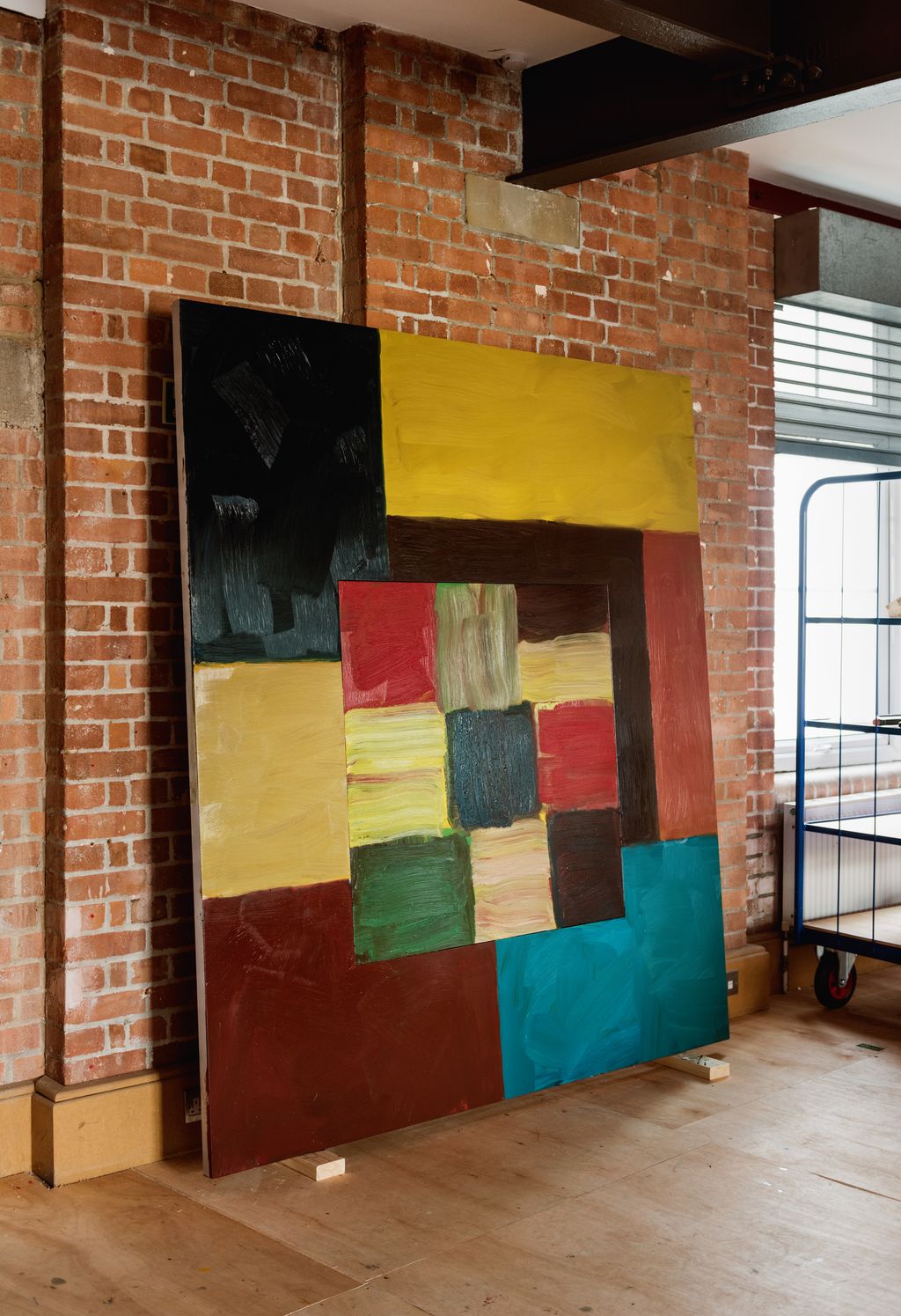 Image may contain Art Modern Art Painting Indoors Interior Design and Box