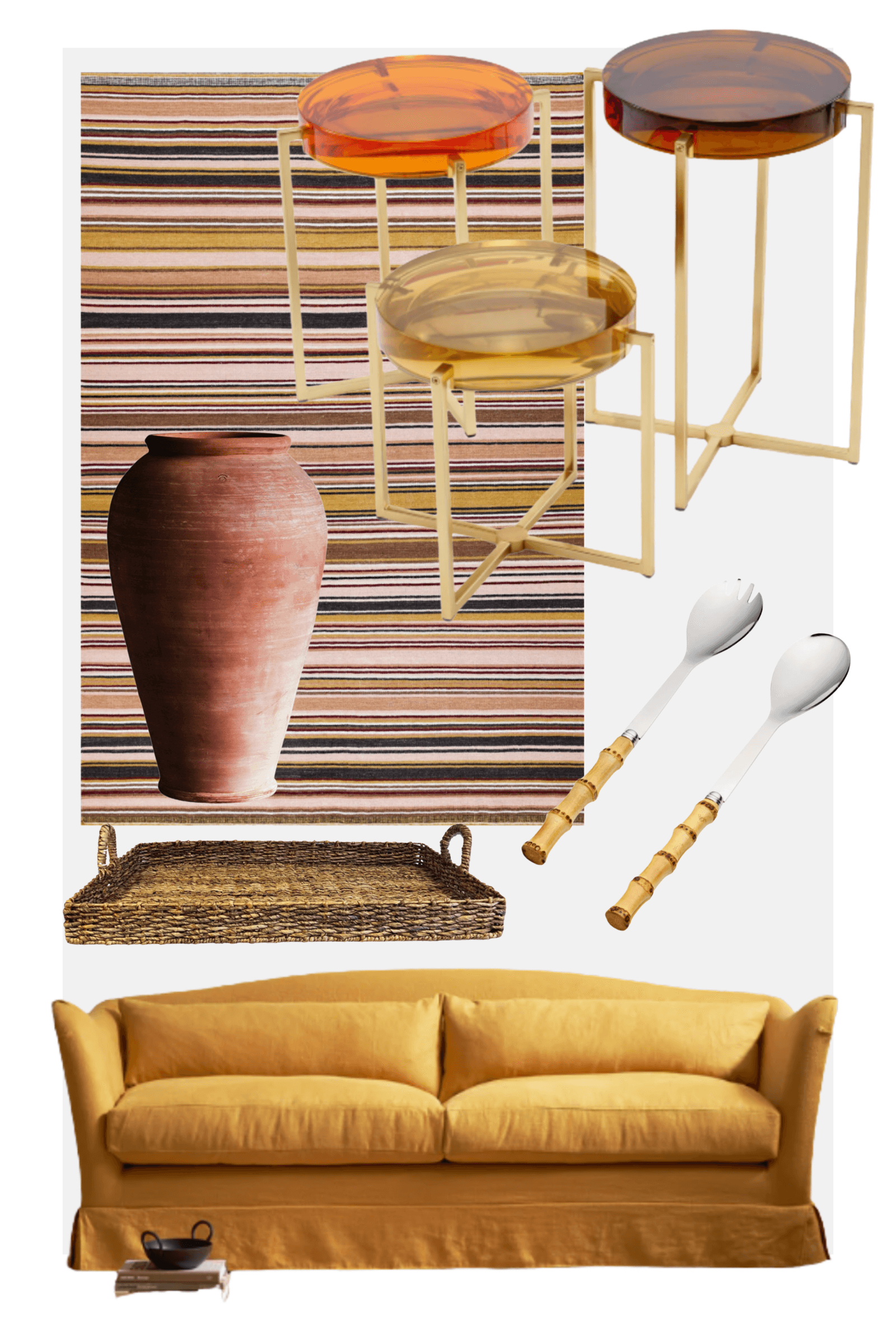 Image may contain Cutlery Spoon Home Decor Indoors Interior Design Furniture Table Cushion Jar Couch and Pottery