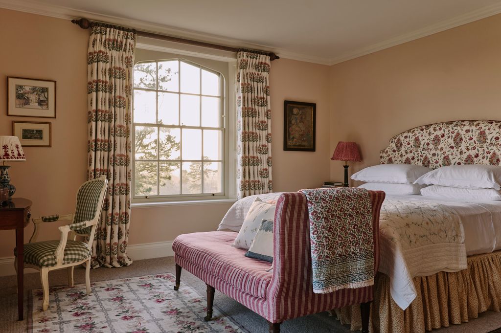 Image may contain Lamp Chair Furniture Art Painting Home Decor Rug Window Bed Desk Table Couch and Indoors