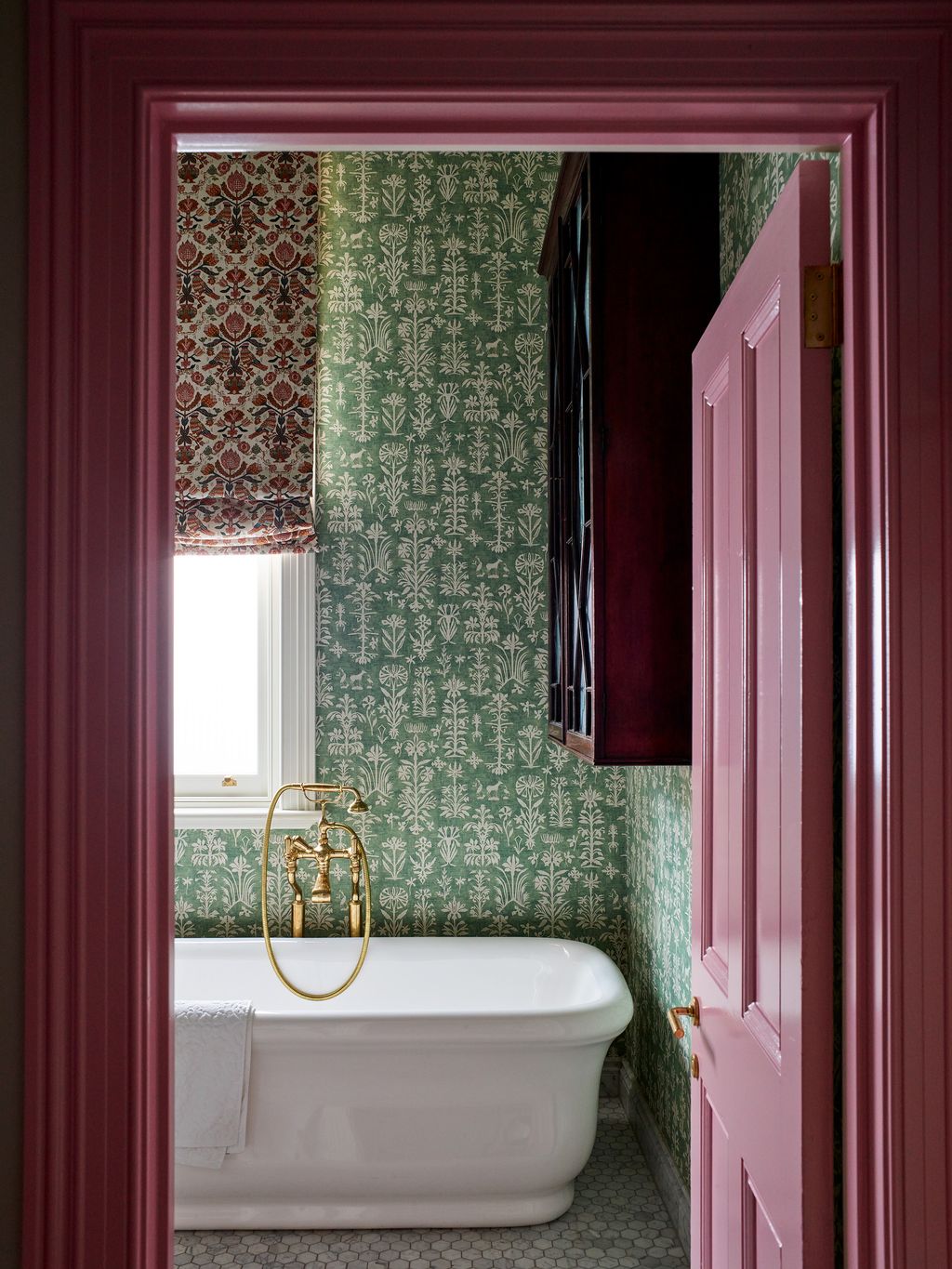 Image may contain Indoors Interior Design Bathing Bathtub Person and Tub